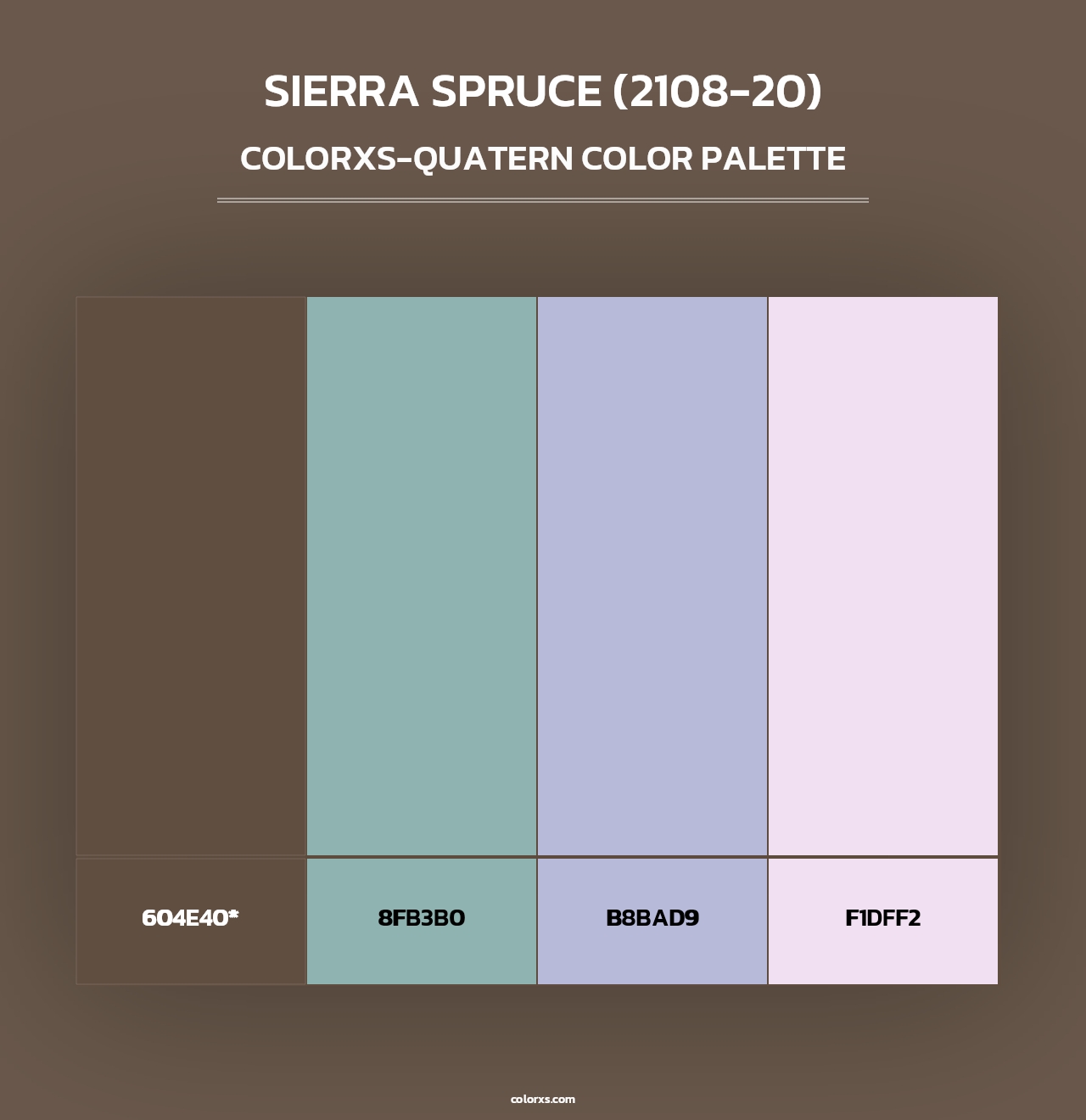 Sierra Spruce (2108-20) - Colorxs Quad Palette