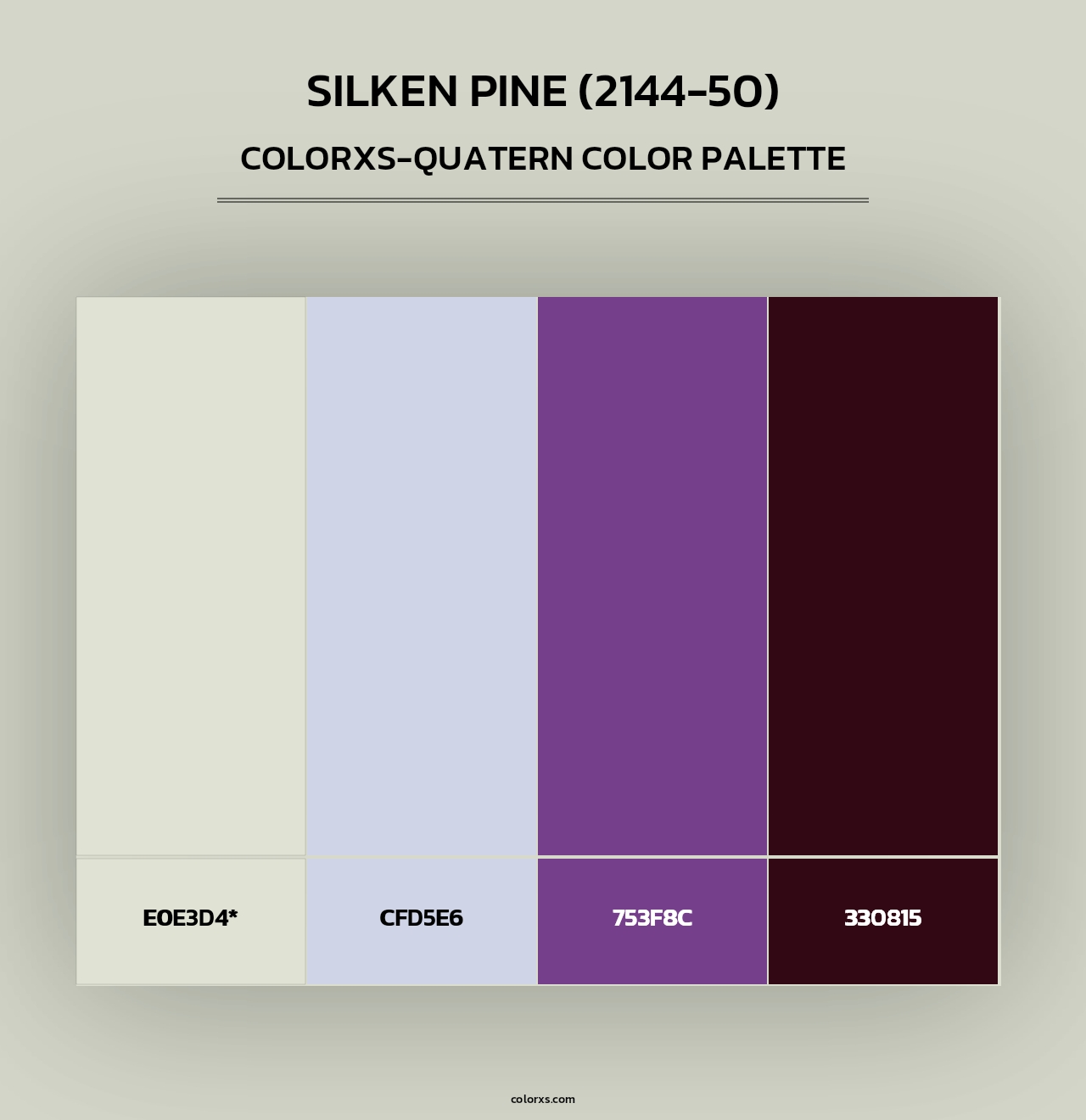 Silken Pine (2144-50) - Colorxs Quad Palette