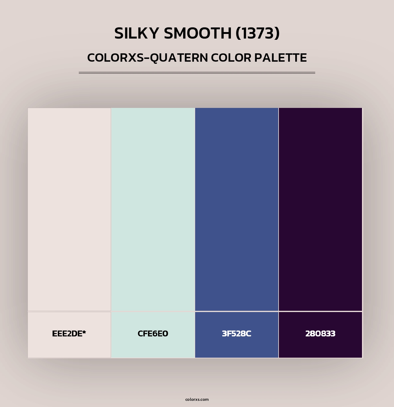 Silky Smooth (1373) - Colorxs Quad Palette