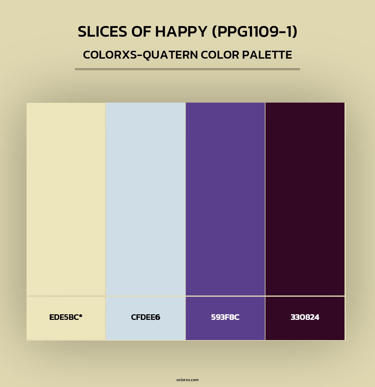 Slices Of Happy (PPG1109-1) - Colorxs Quad Palette