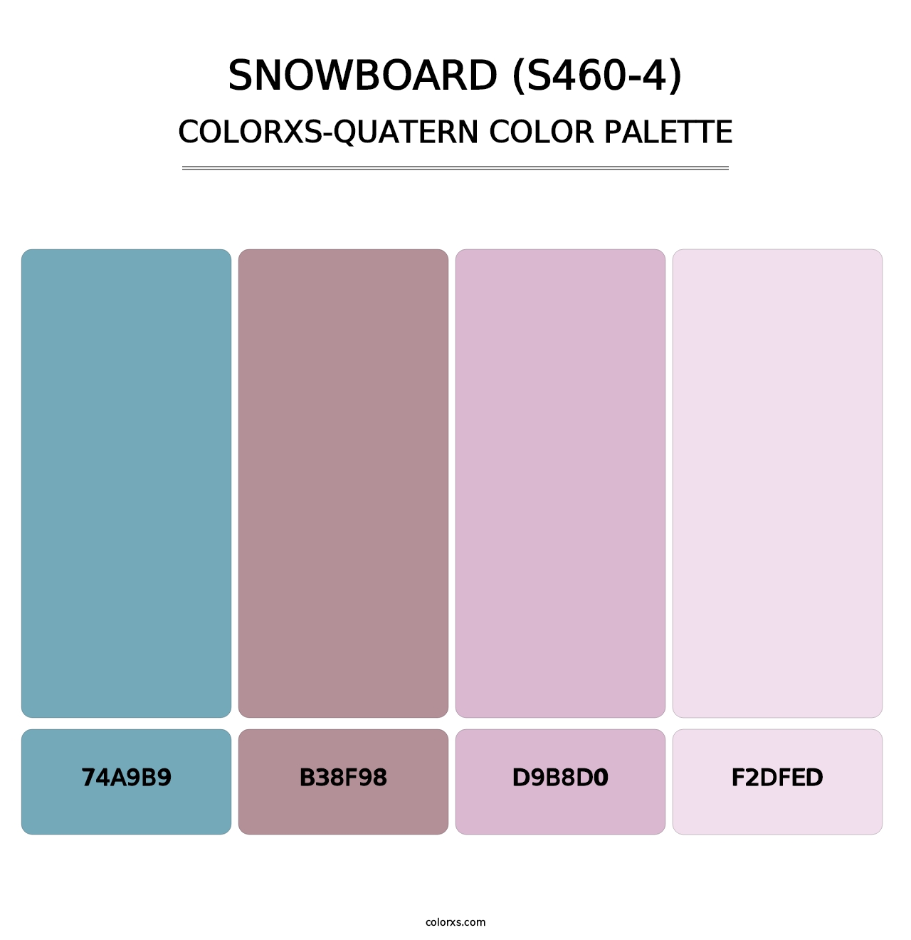 Snowboard (S460-4) - Colorxs Quatern Palette