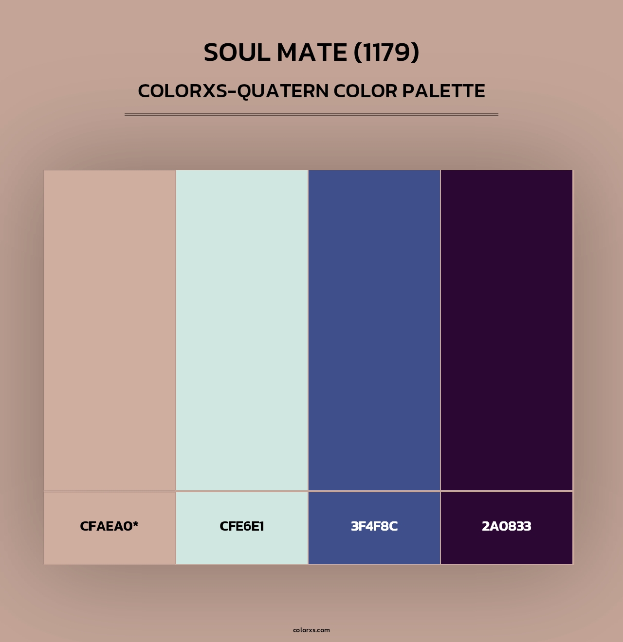 Soul Mate (1179) - Colorxs Quad Palette