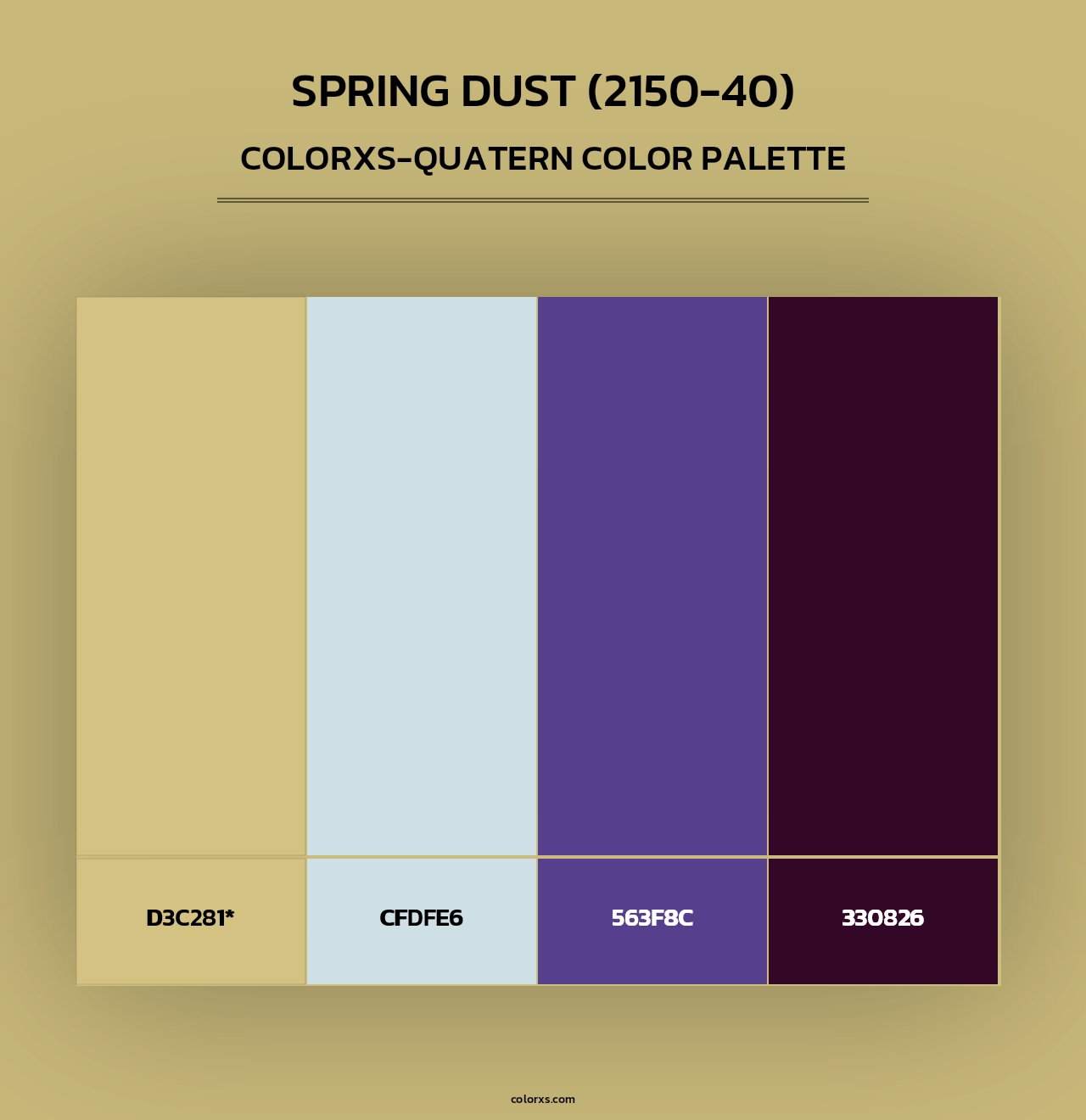 Spring Dust (2150-40) - Colorxs Quad Palette