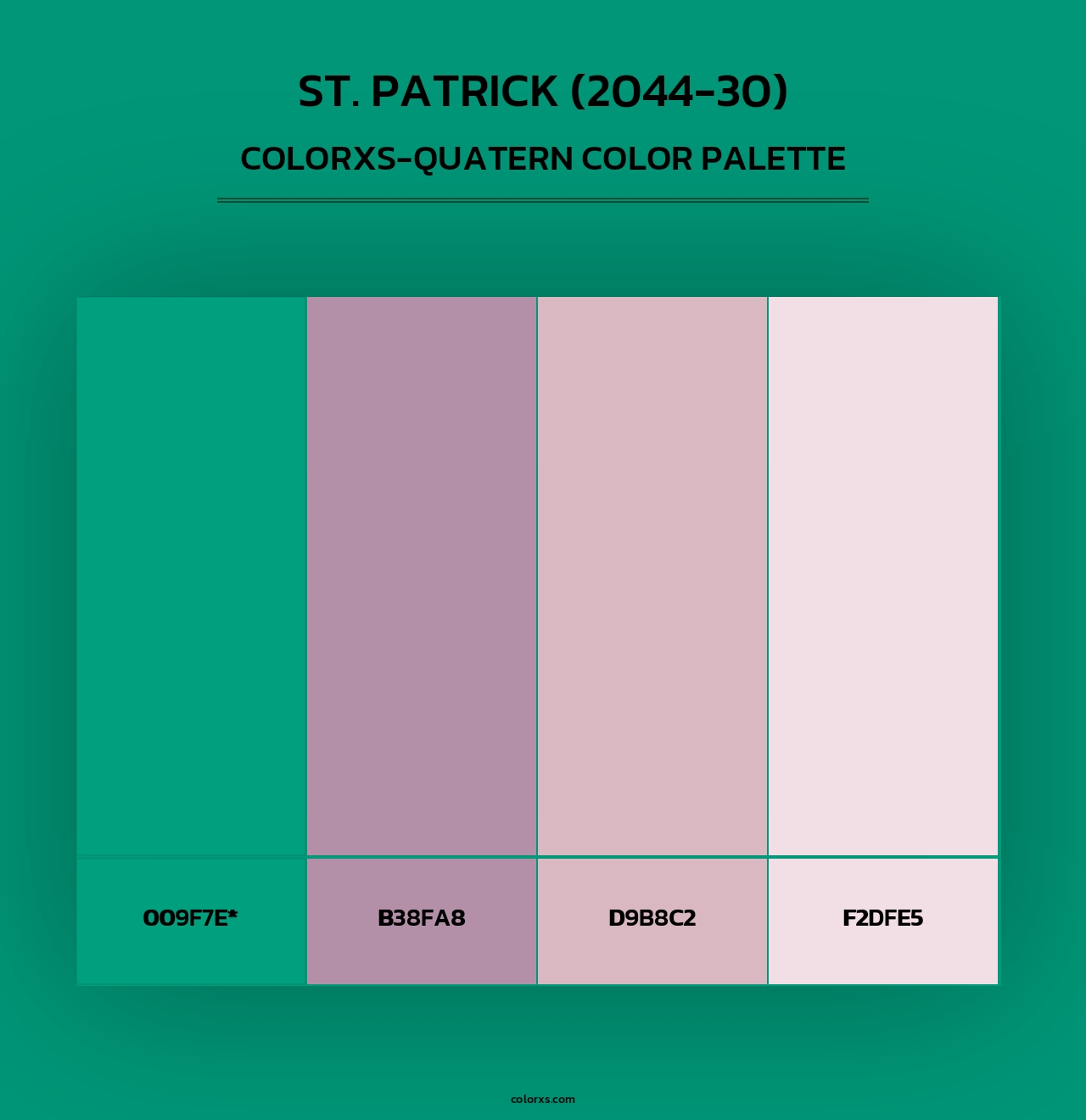 St. Patrick (2044-30) - Colorxs Quad Palette