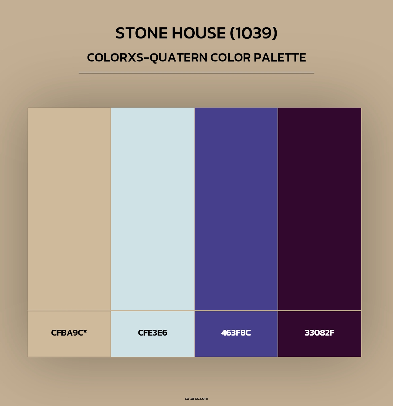 Stone House (1039) - Colorxs Quad Palette