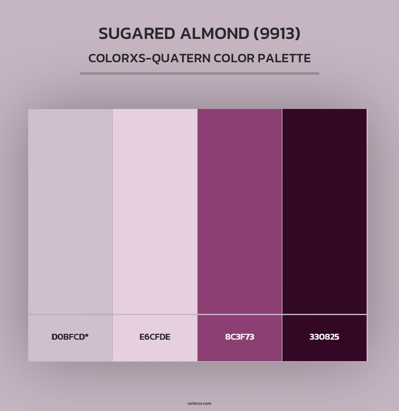 Sugared Almond (9913) - Colorxs Quad Palette