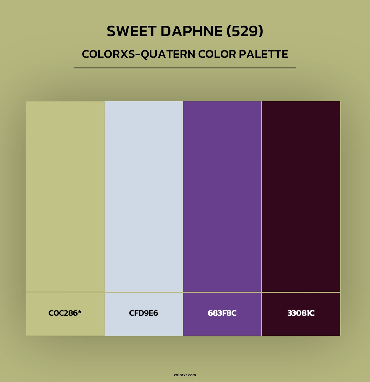 Sweet Daphne (529) - Colorxs Quad Palette
