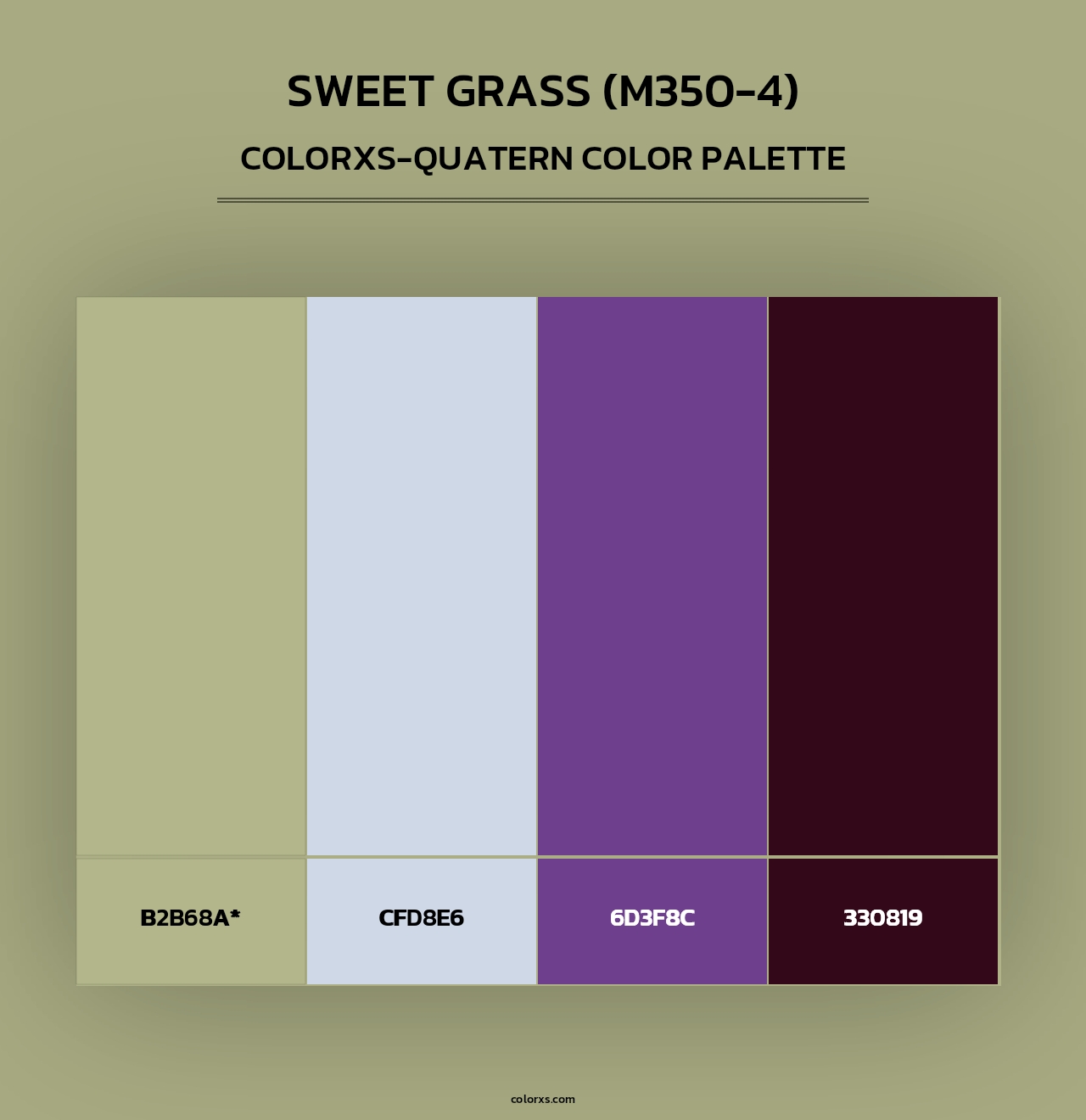 Sweet Grass (M350-4) - Colorxs Quad Palette