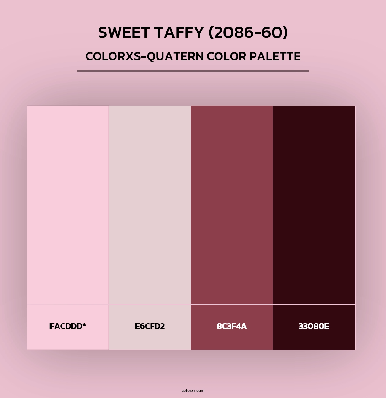 Sweet Taffy (2086-60) - Colorxs Quad Palette