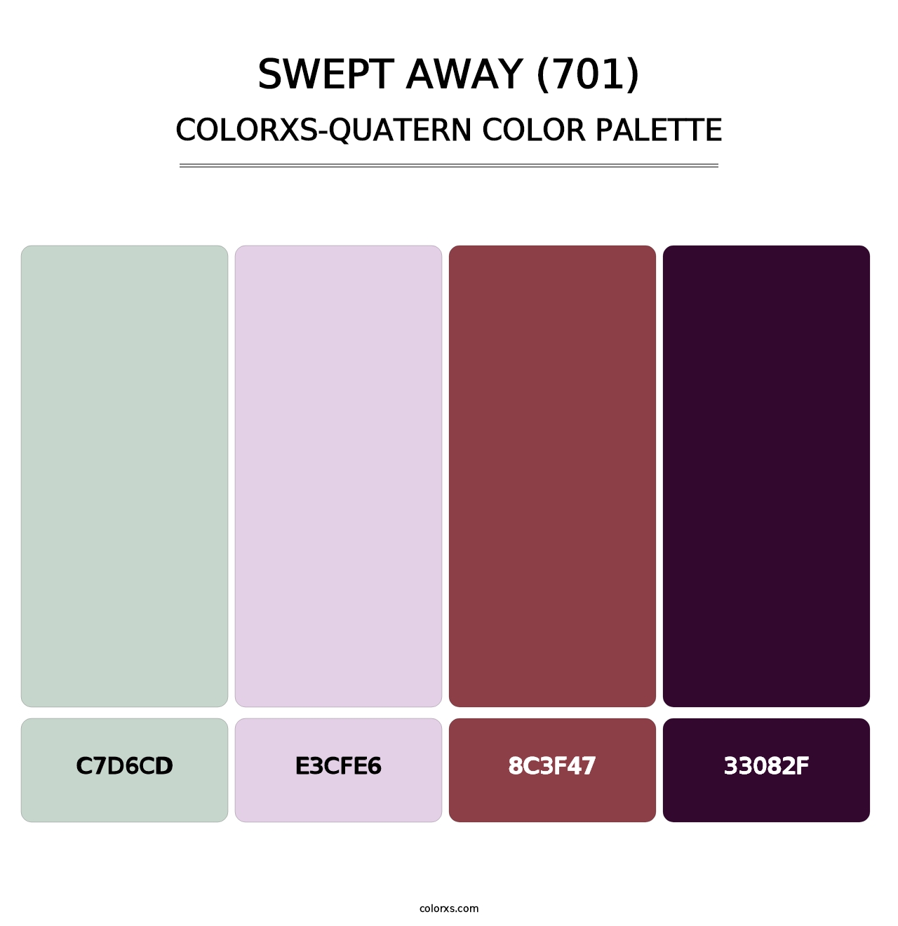 Swept Away (701) - Colorxs Quatern Palette