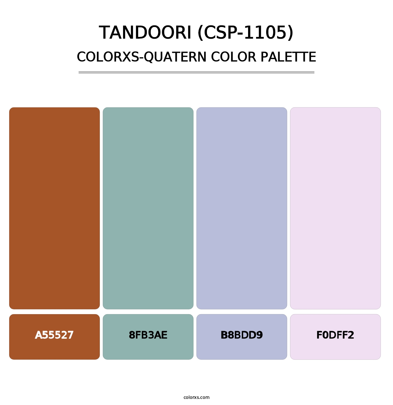 Tandoori (CSP-1105) - Colorxs Quatern Palette