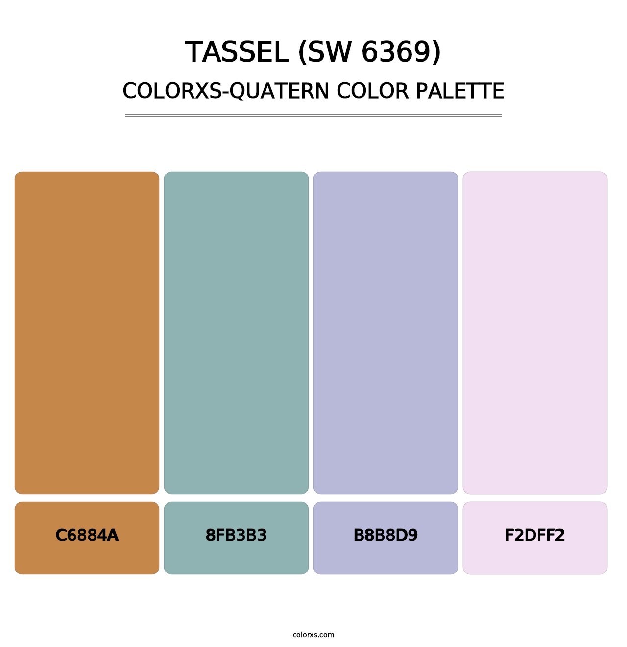 Tassel (SW 6369) - Colorxs Quatern Palette