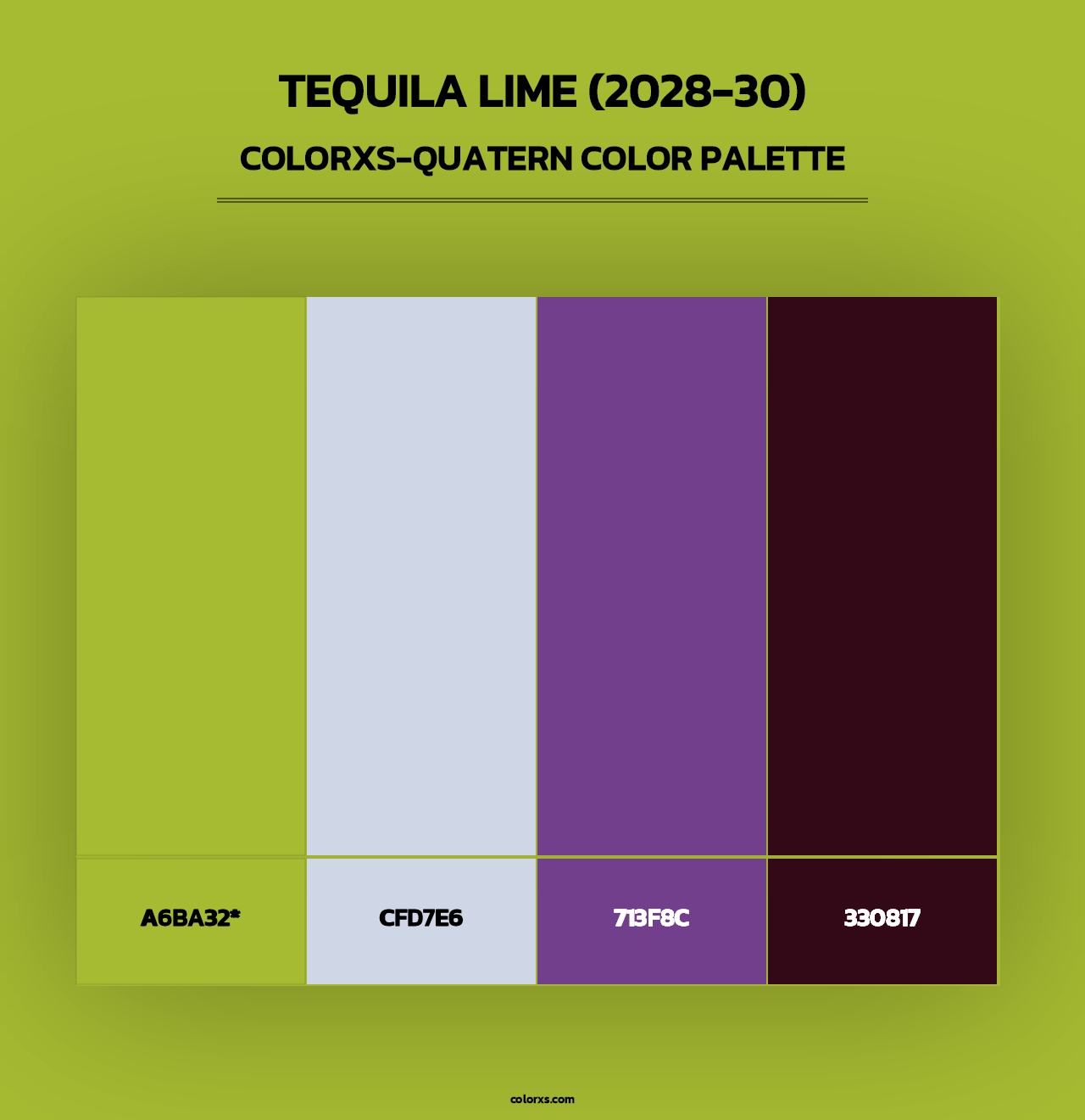 Tequila Lime (2028-30) - Colorxs Quad Palette