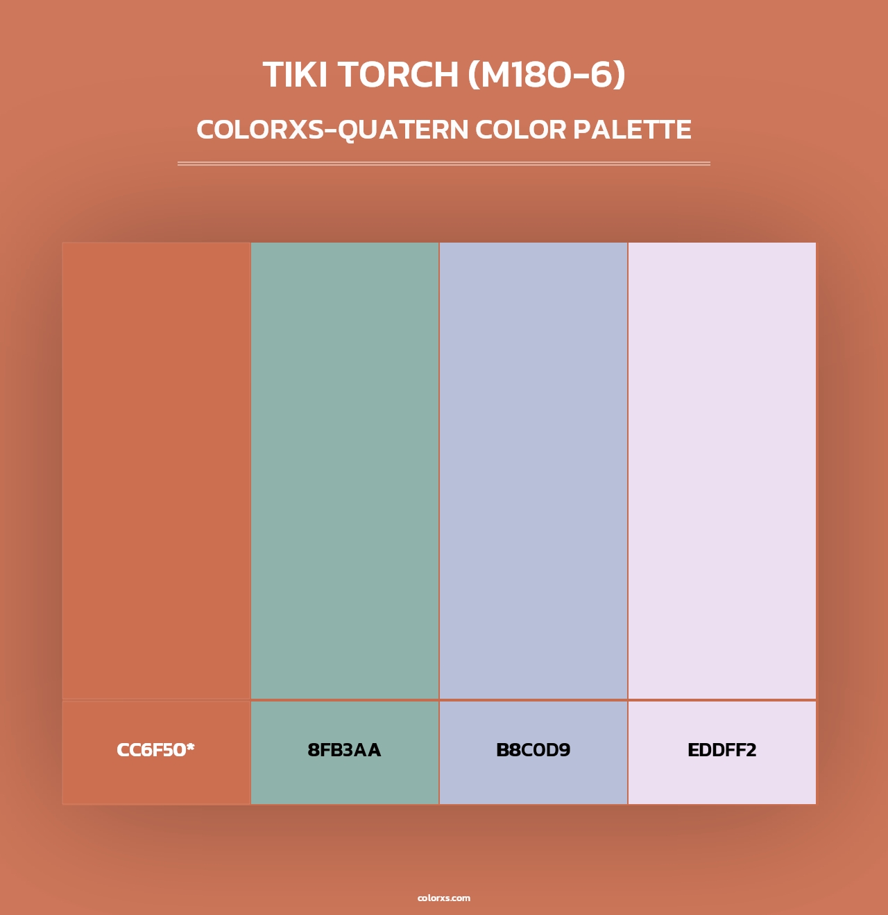 Tiki Torch (M180-6) - Colorxs Quad Palette