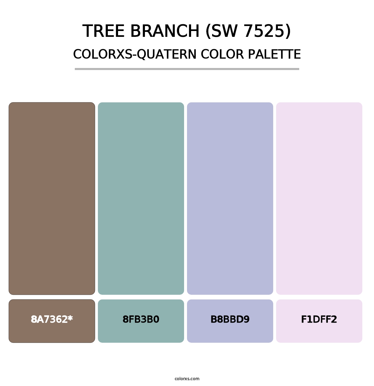 Tree Branch (SW 7525) - Colorxs Quatern Palette