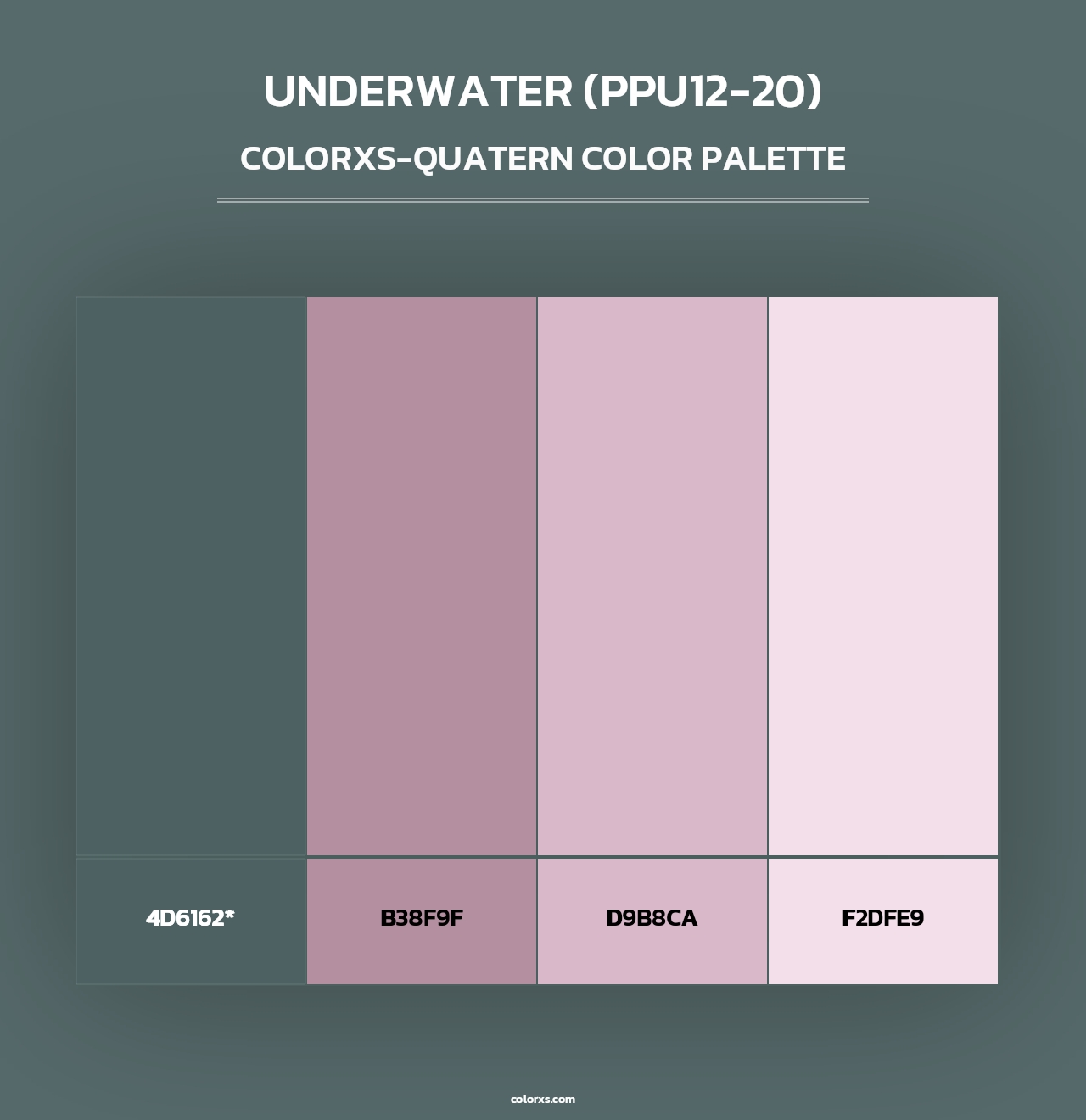 Underwater (PPU12-20) - Colorxs Quad Palette