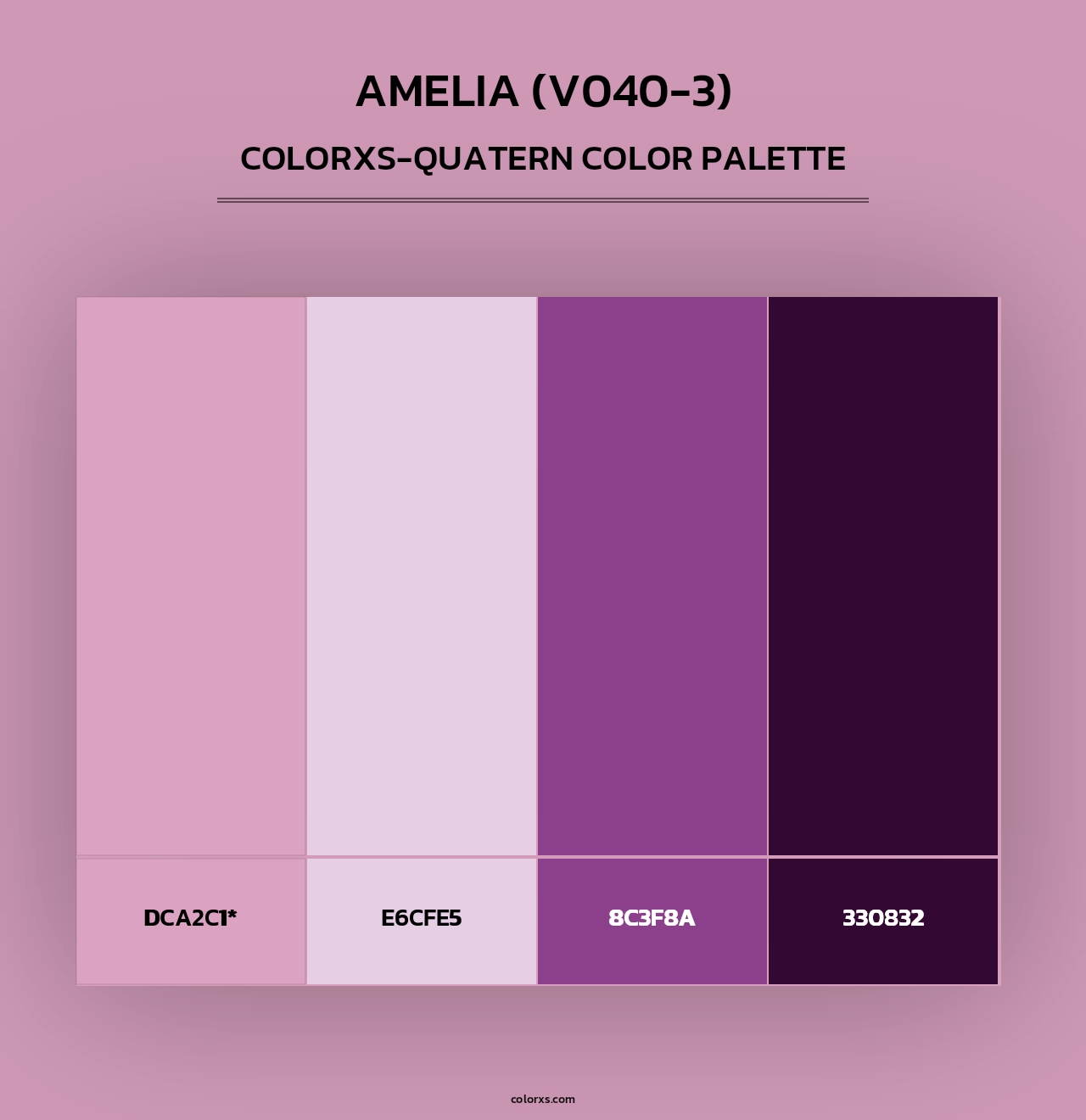 Amelia (V040-3) - Colorxs Quad Palette