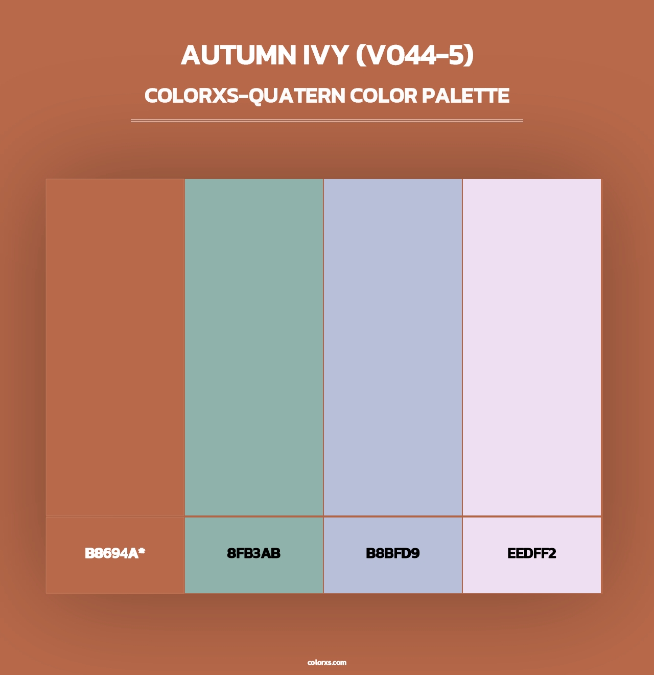 Autumn Ivy (V044-5) - Colorxs Quad Palette