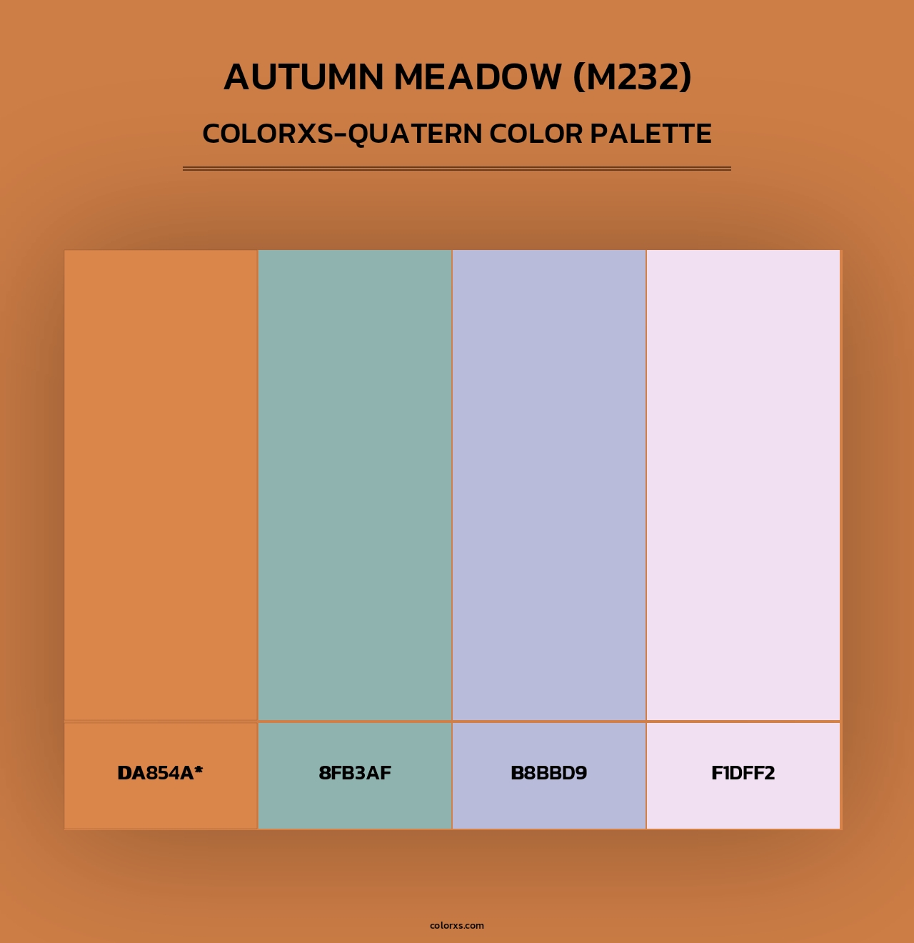 Autumn Meadow (M232) - Colorxs Quad Palette