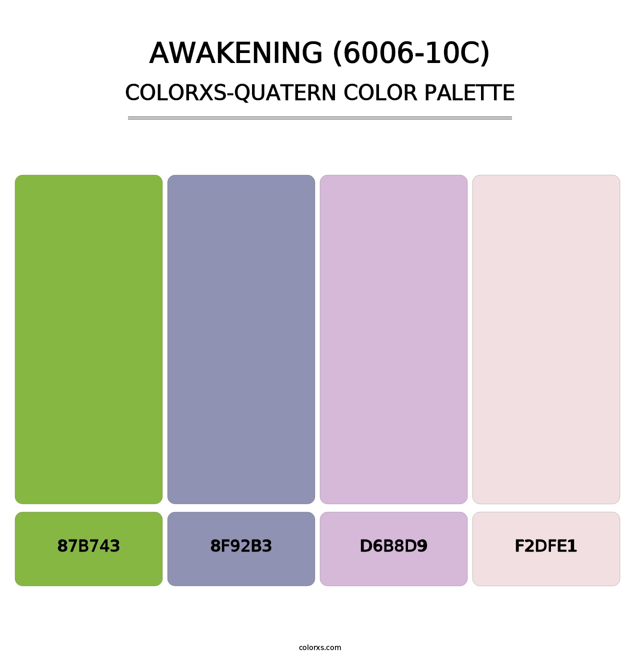 Awakening (6006-10C) - Colorxs Quatern Palette