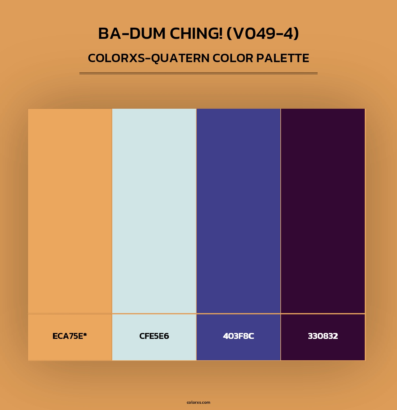 Ba-Dum Ching! (V049-4) - Colorxs Quad Palette