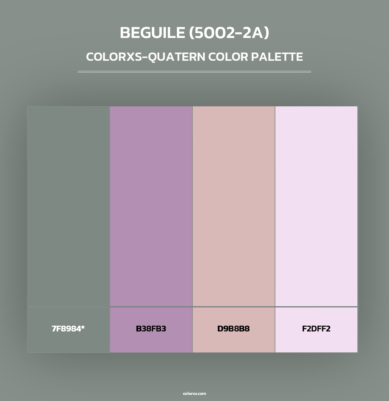 Beguile (5002-2A) - Colorxs Quad Palette