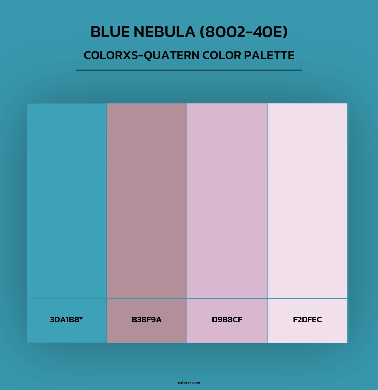 Blue Nebula (8002-40E) - Colorxs Quad Palette