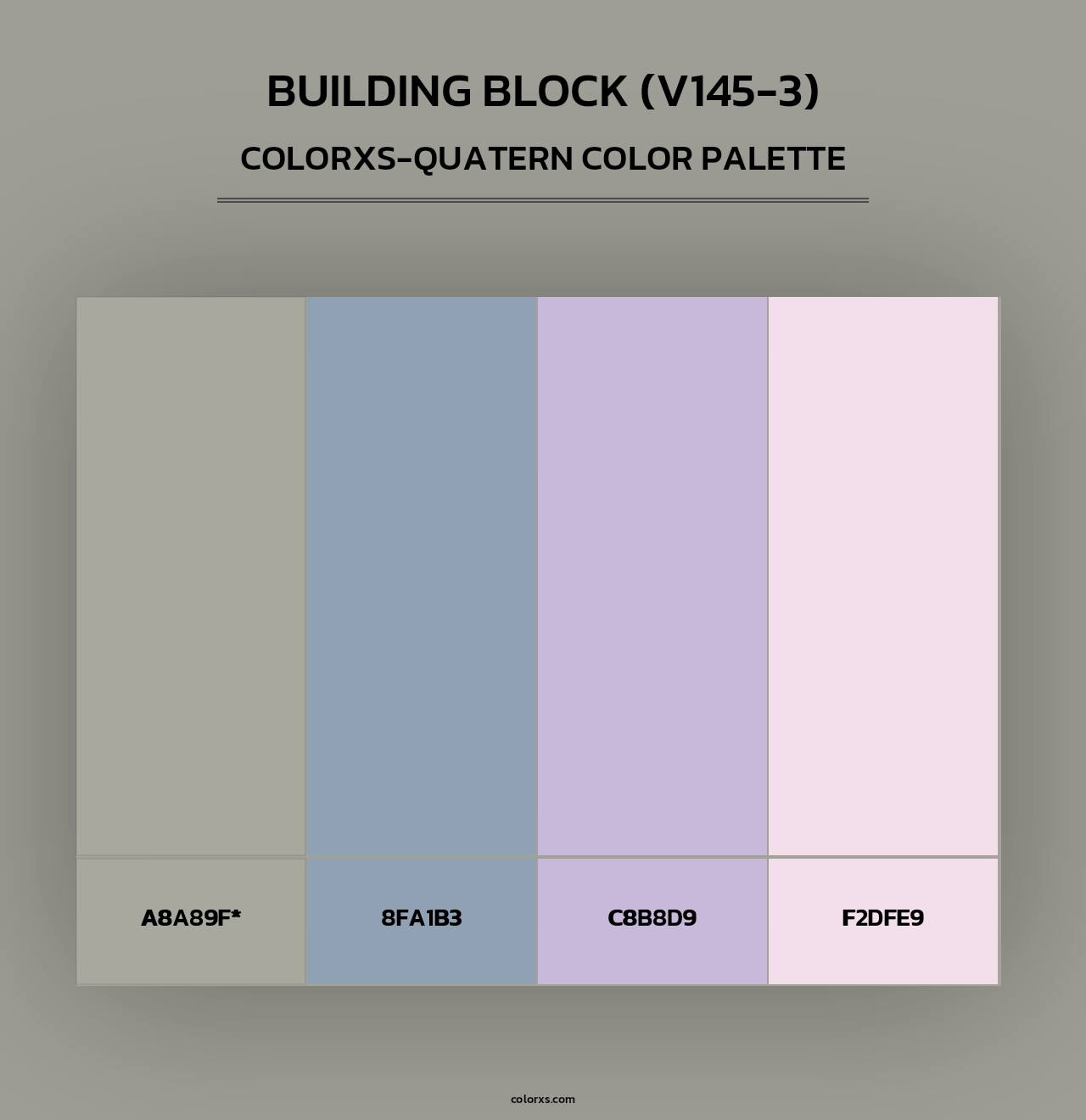 Building Block (V145-3) - Colorxs Quad Palette