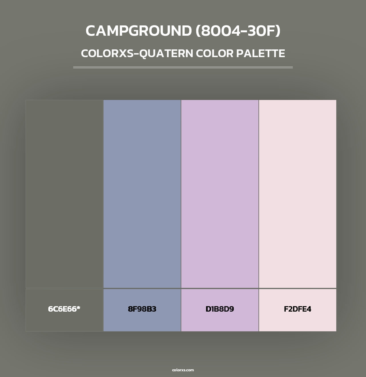 Campground (8004-30F) - Colorxs Quad Palette