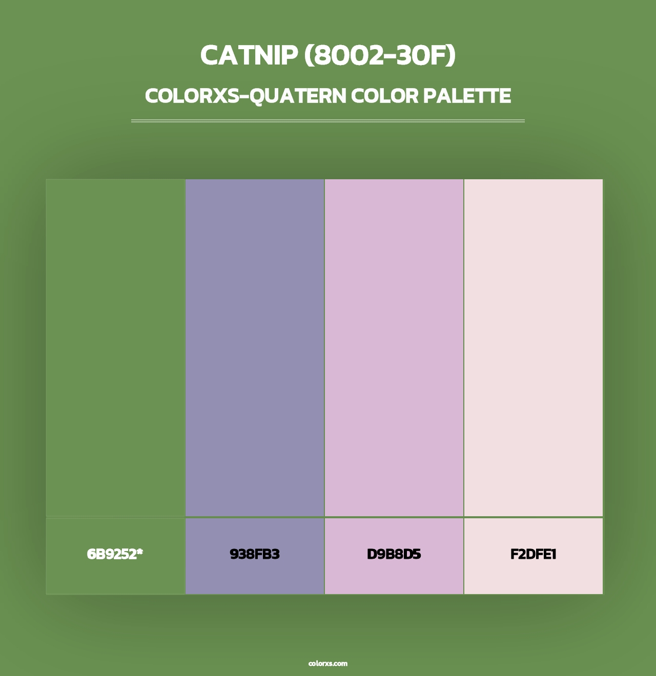Catnip (8002-30F) - Colorxs Quad Palette