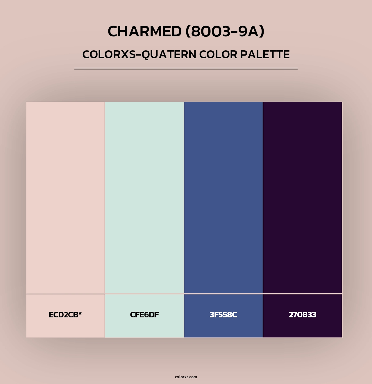 Charmed (8003-9A) - Colorxs Quad Palette