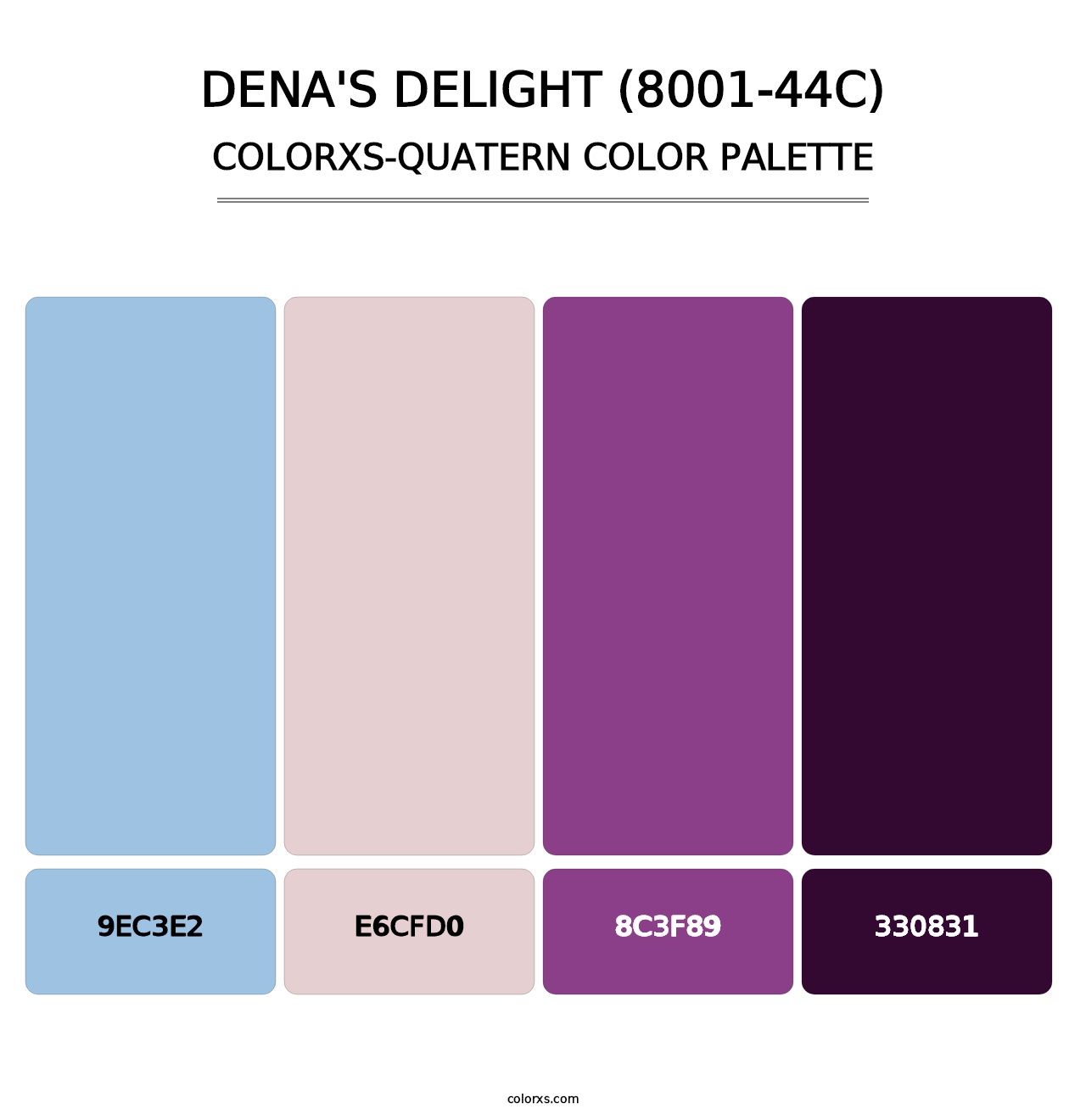 Dena's Delight (8001-44C) - Colorxs Quatern Palette