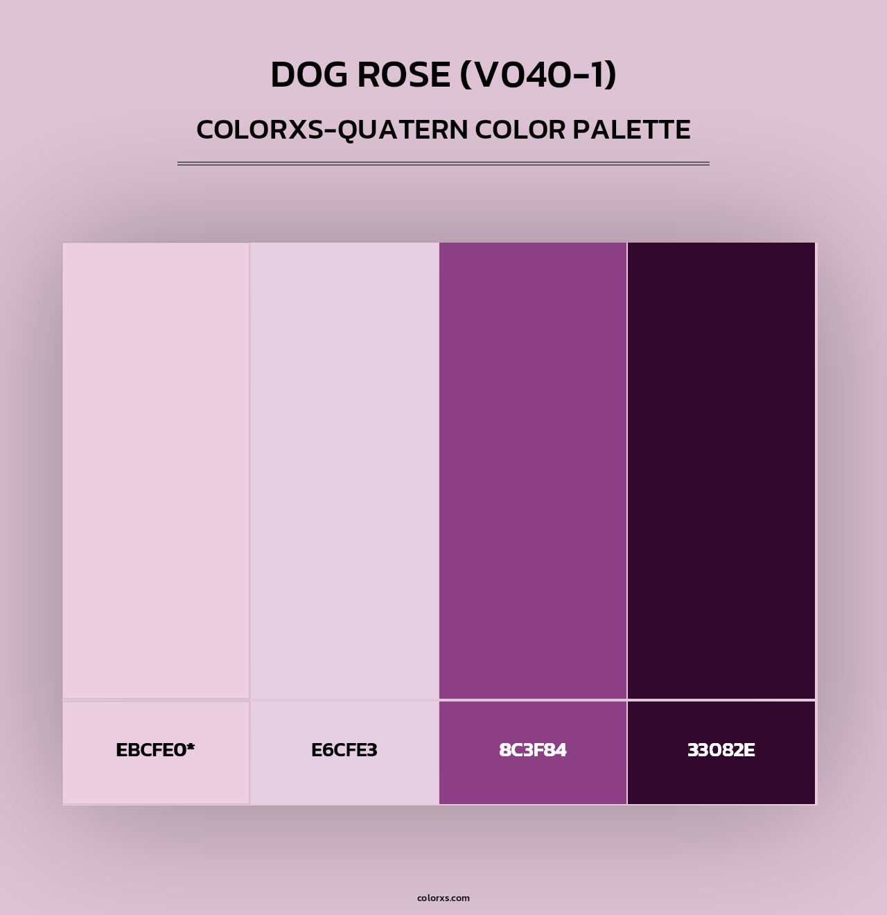 Dog Rose (V040-1) - Colorxs Quad Palette