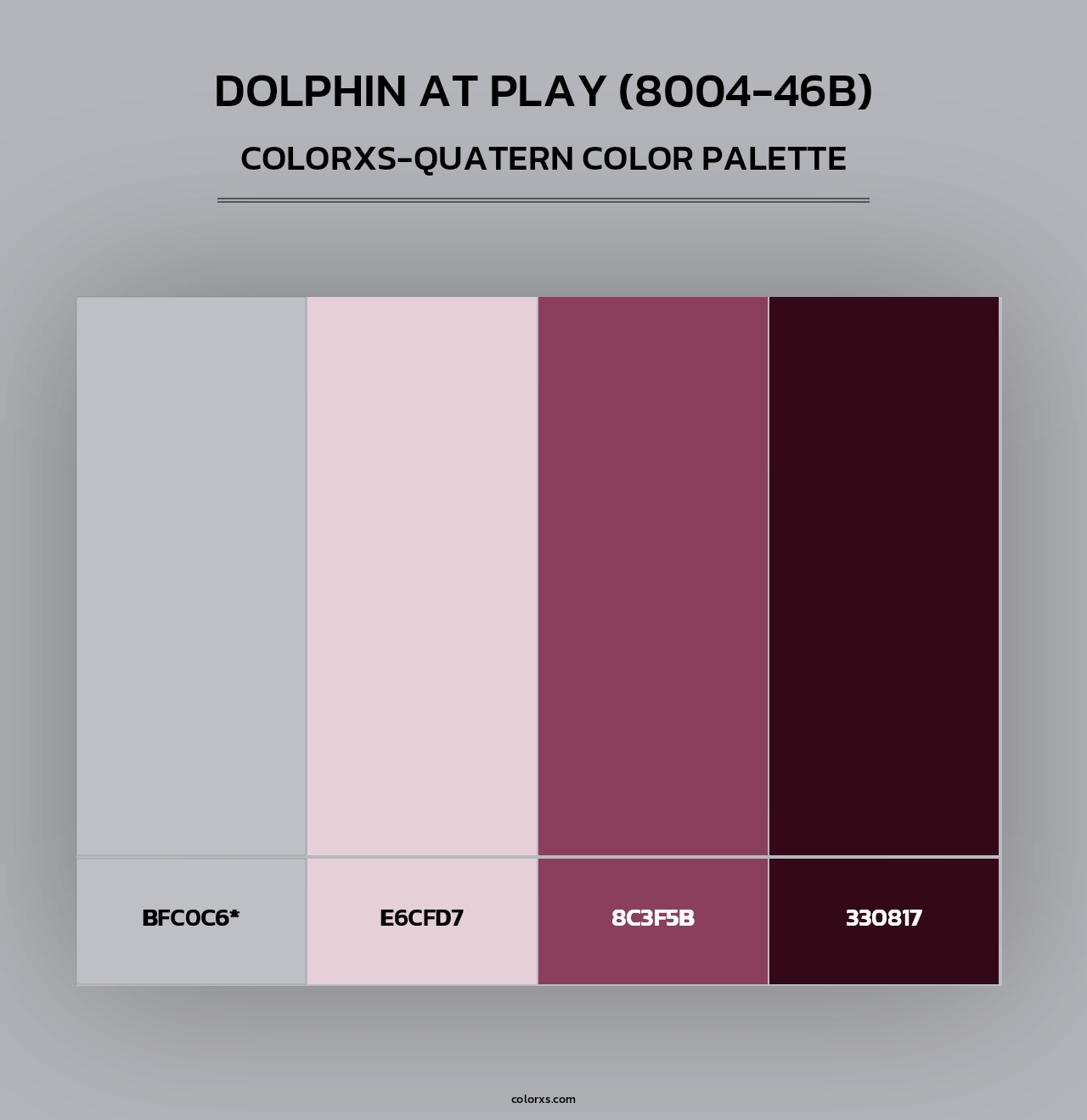 Dolphin at Play (8004-46B) - Colorxs Quad Palette