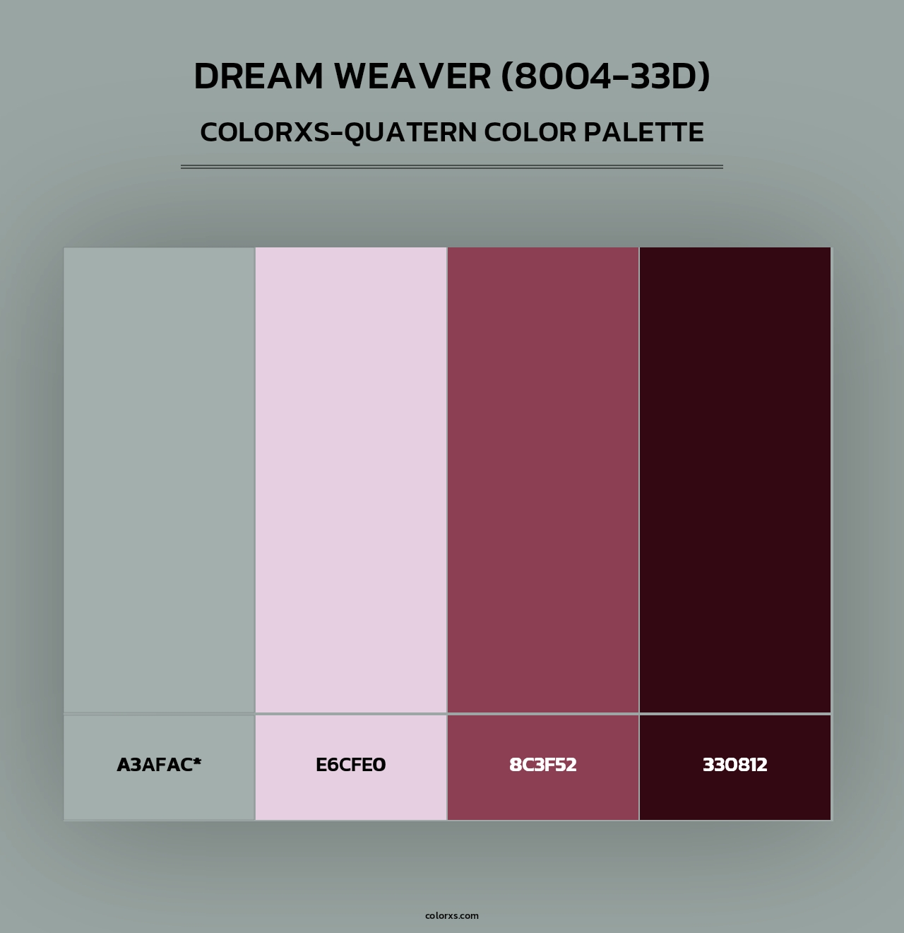 Dream Weaver (8004-33D) - Colorxs Quad Palette