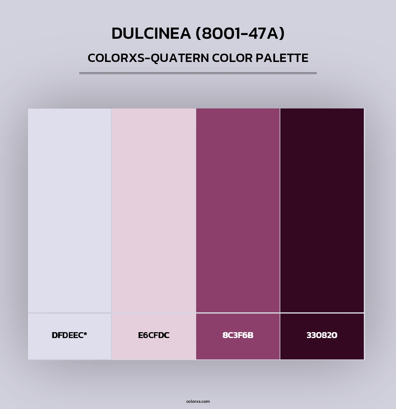 Dulcinea (8001-47A) - Colorxs Quad Palette