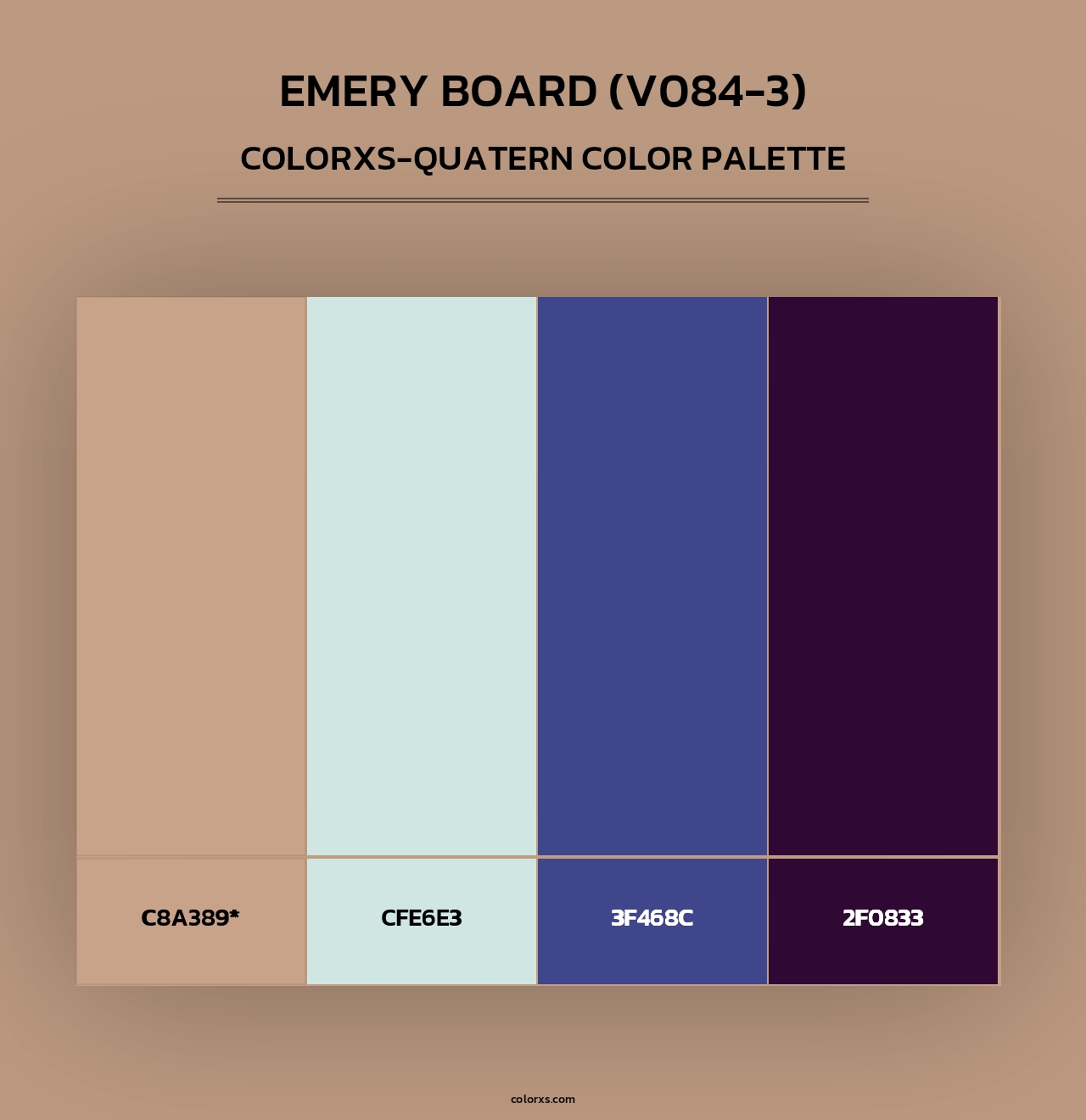 Emery Board (V084-3) - Colorxs Quad Palette