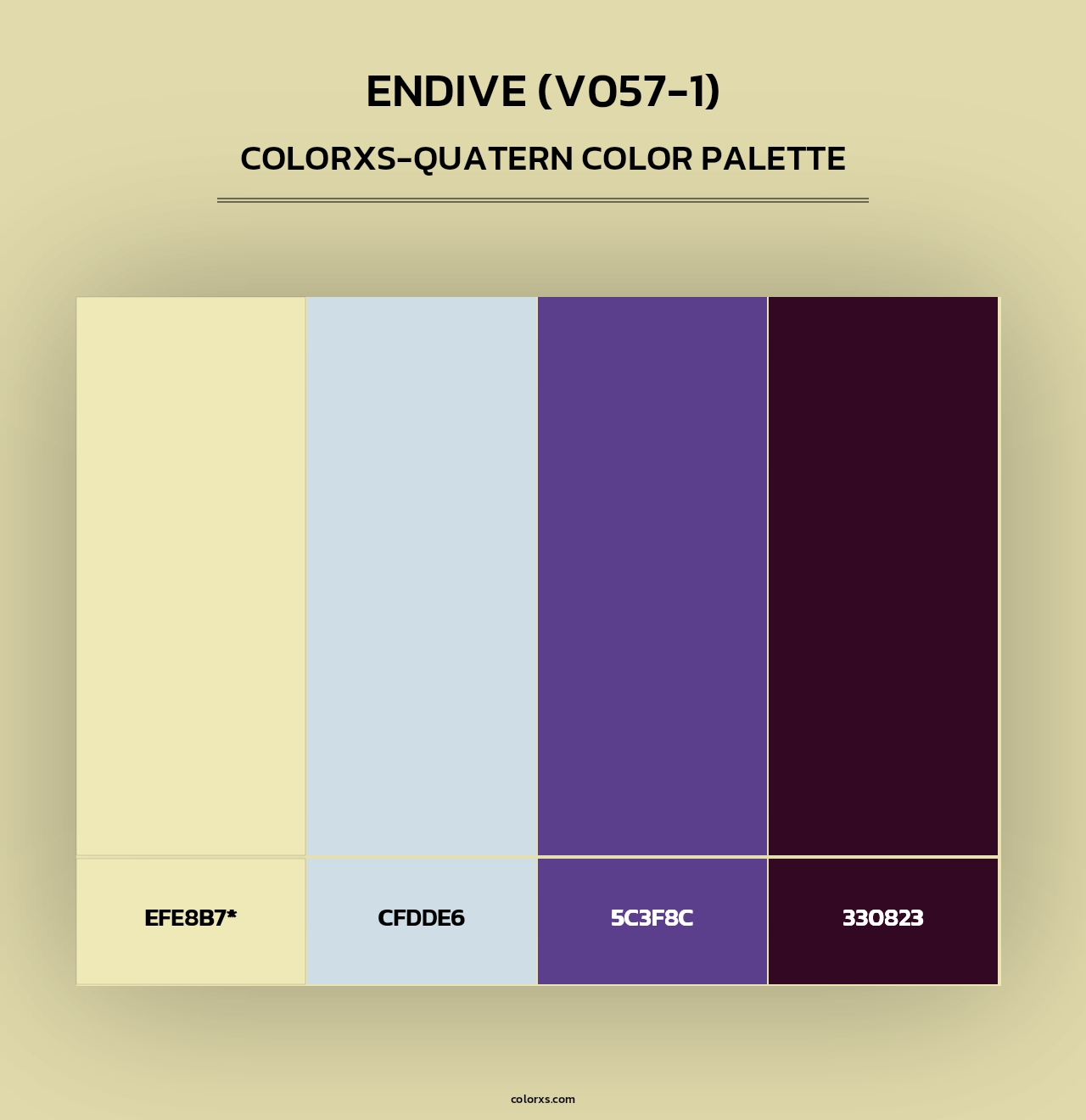 Endive (V057-1) - Colorxs Quad Palette