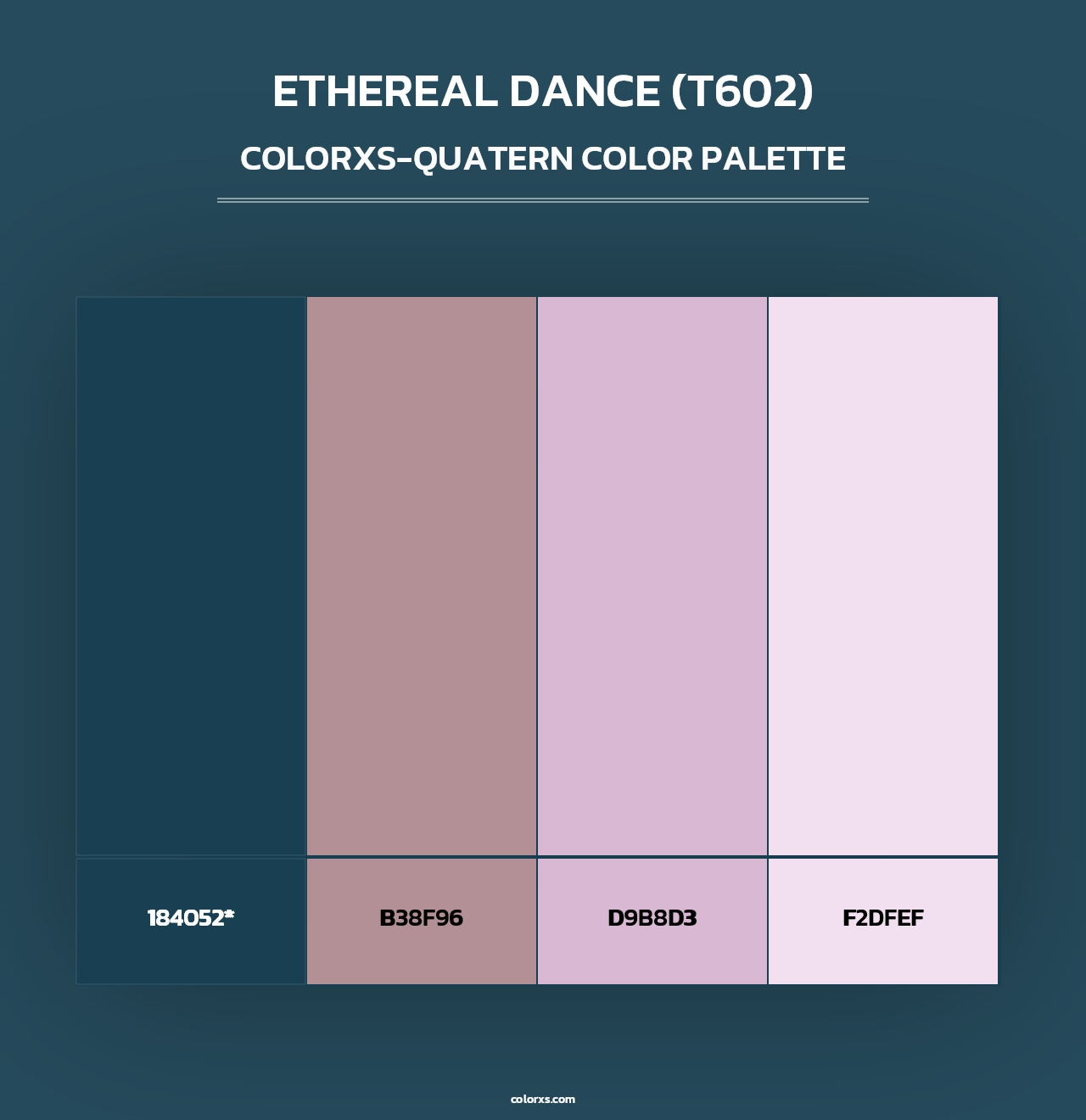 Ethereal Dance (T602) - Colorxs Quad Palette