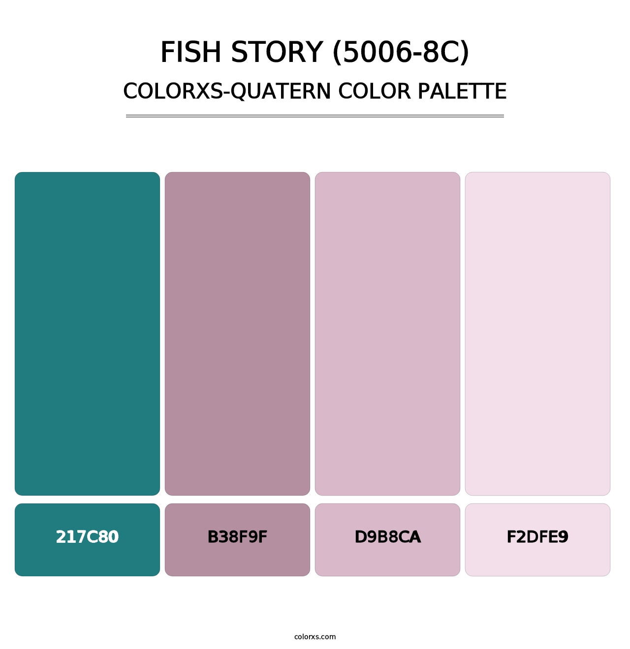 Fish Story (5006-8C) - Colorxs Quatern Palette
