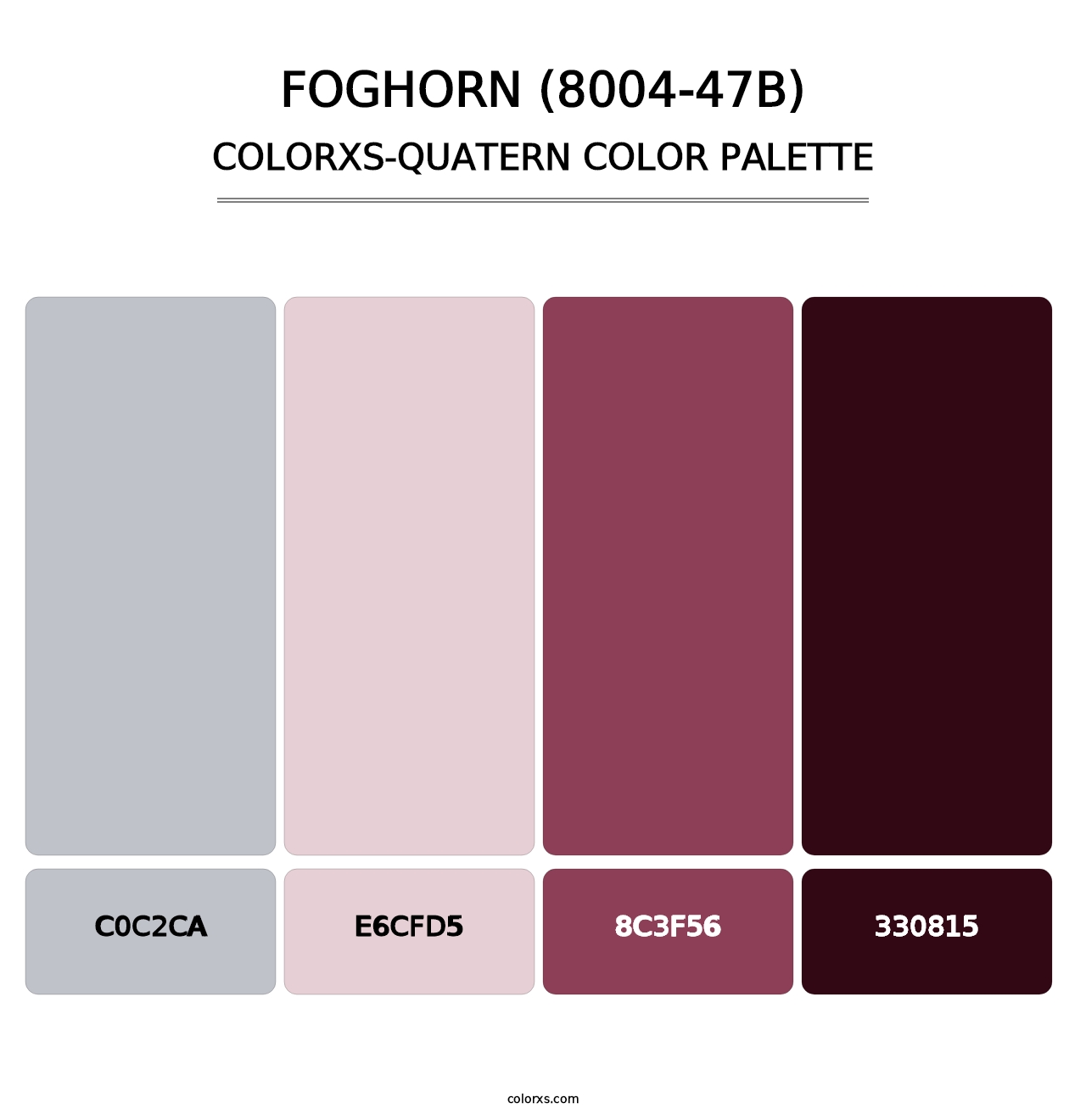 Foghorn (8004-47B) - Colorxs Quatern Palette