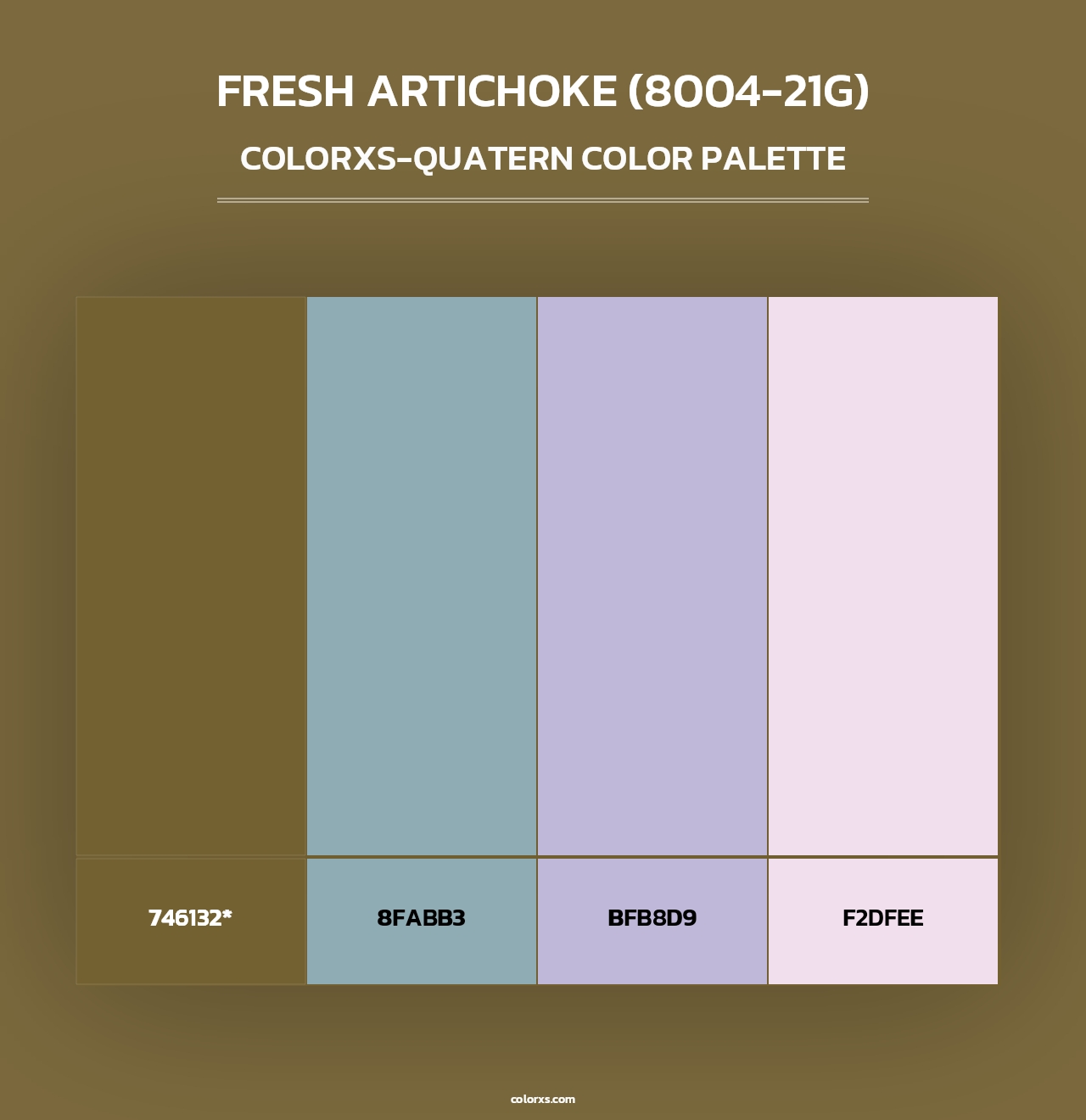 Fresh Artichoke (8004-21G) - Colorxs Quad Palette