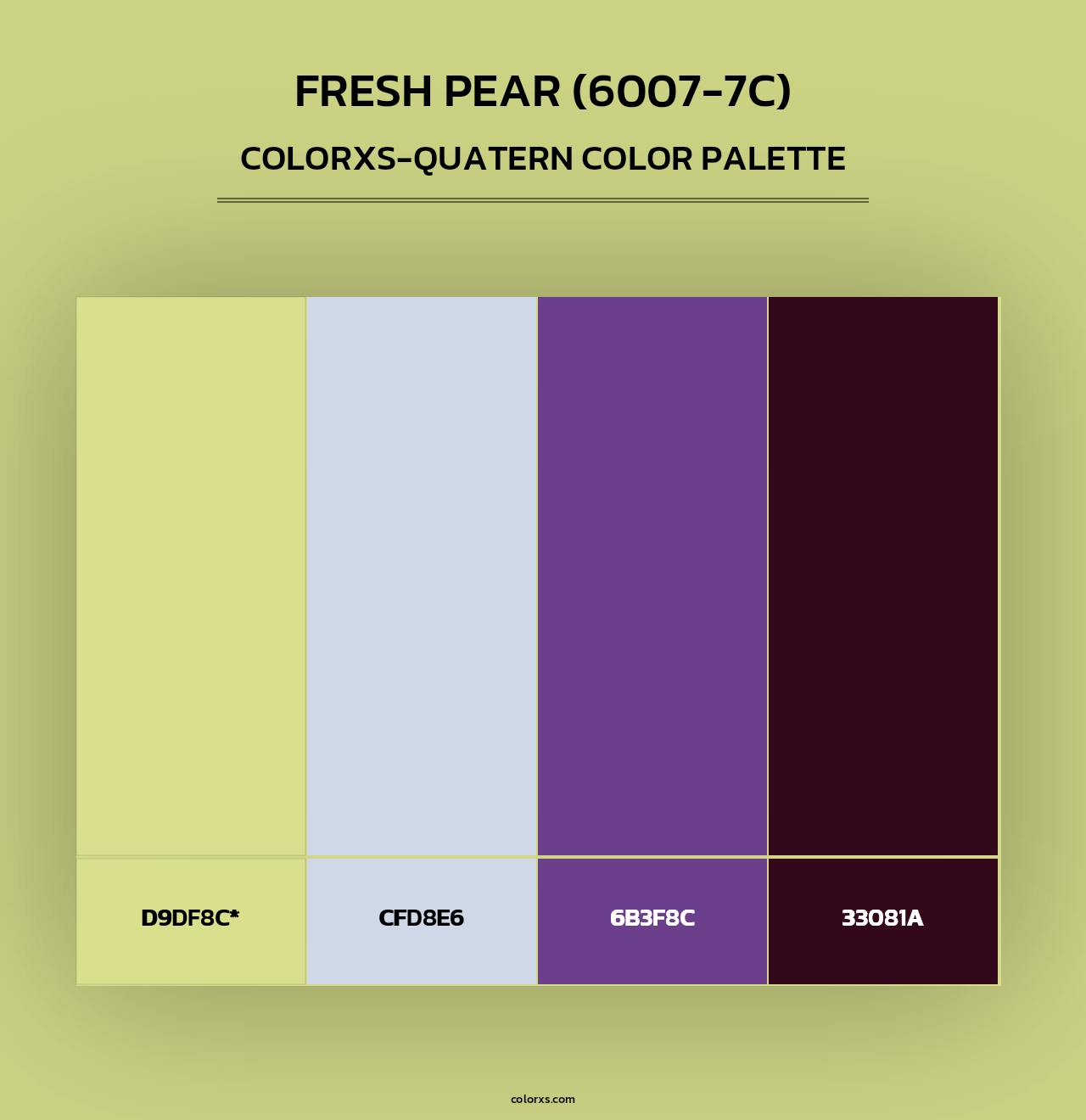 Fresh Pear (6007-7C) - Colorxs Quad Palette