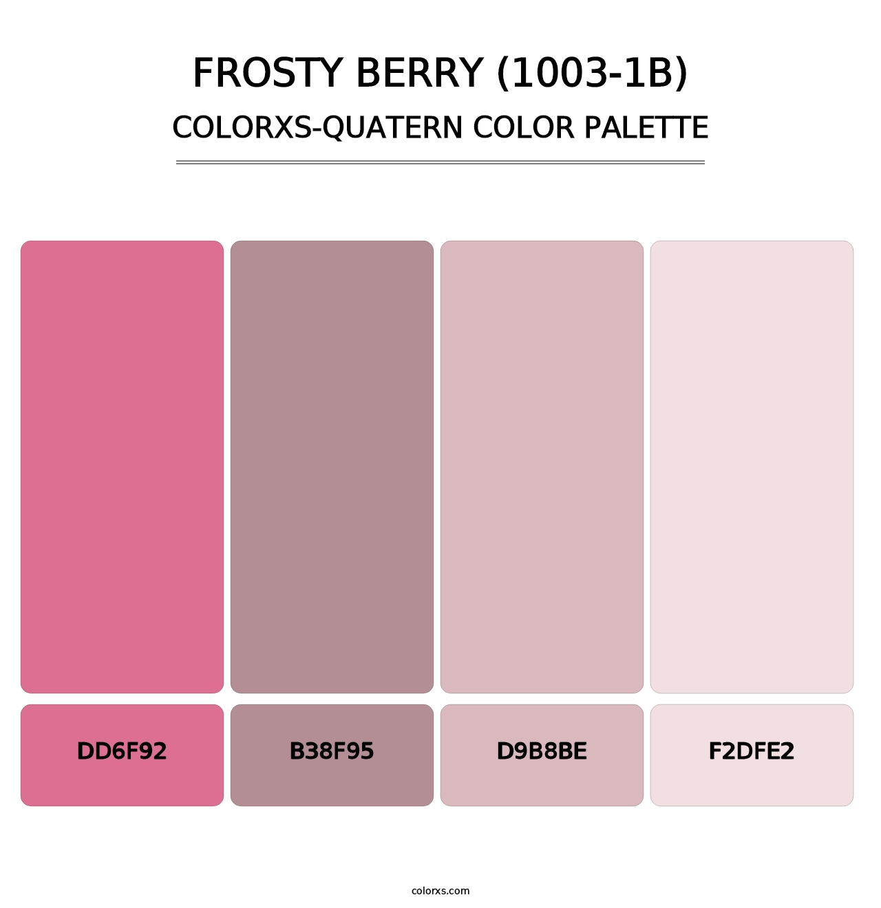 Frosty Berry (1003-1B) - Colorxs Quatern Palette