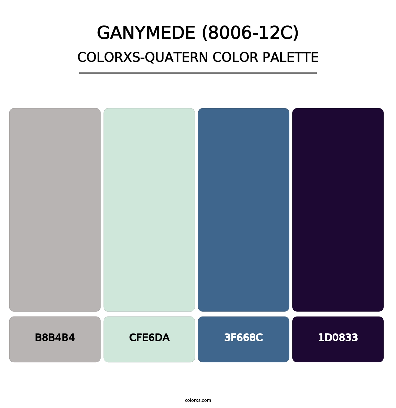 Ganymede (8006-12C) - Colorxs Quatern Palette