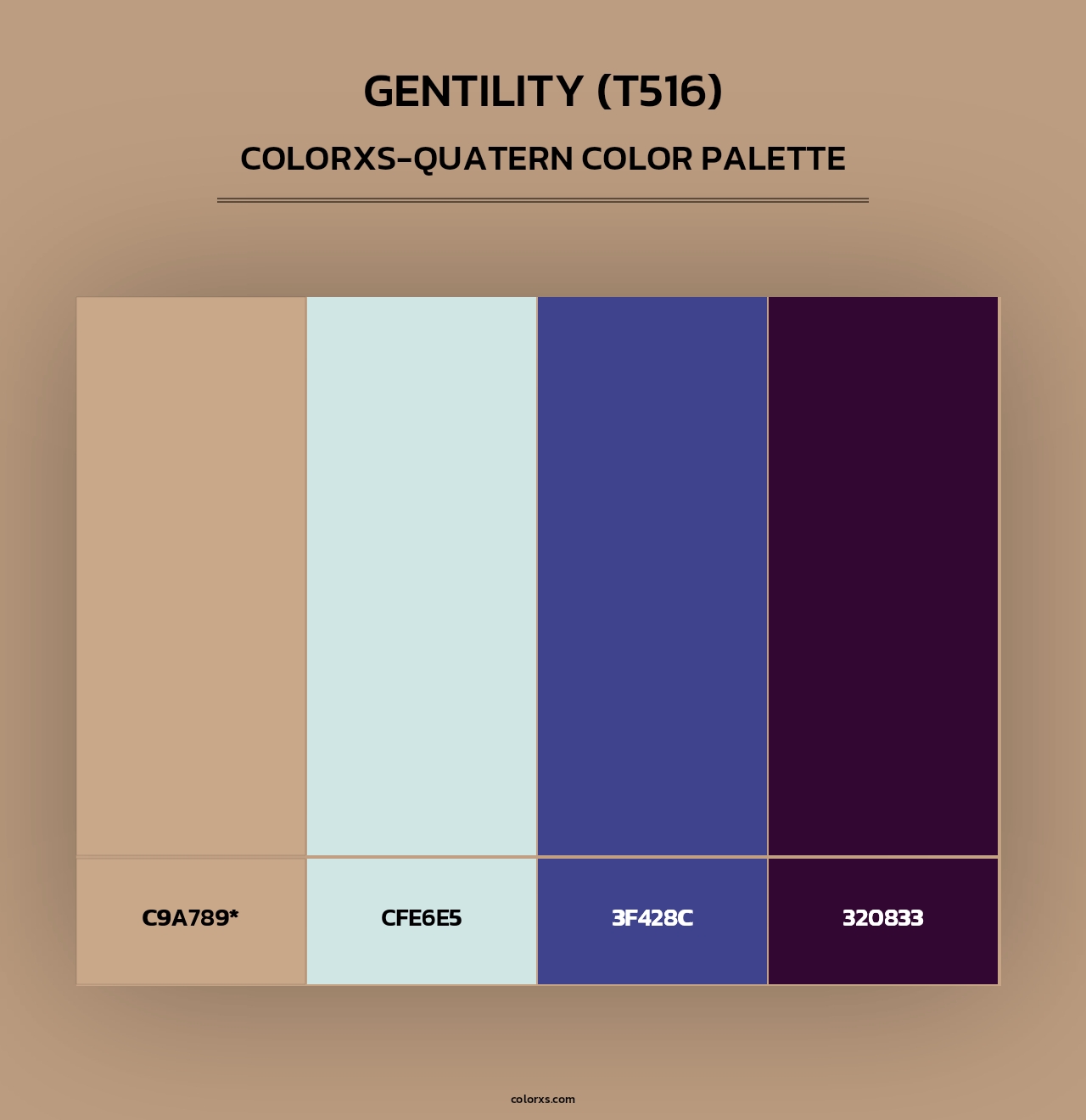 Gentility (T516) - Colorxs Quad Palette