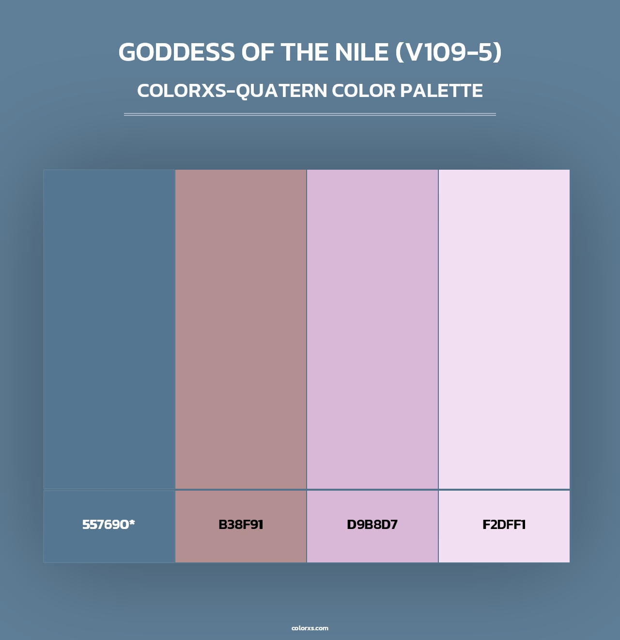 Goddess of the Nile (V109-5) - Colorxs Quad Palette