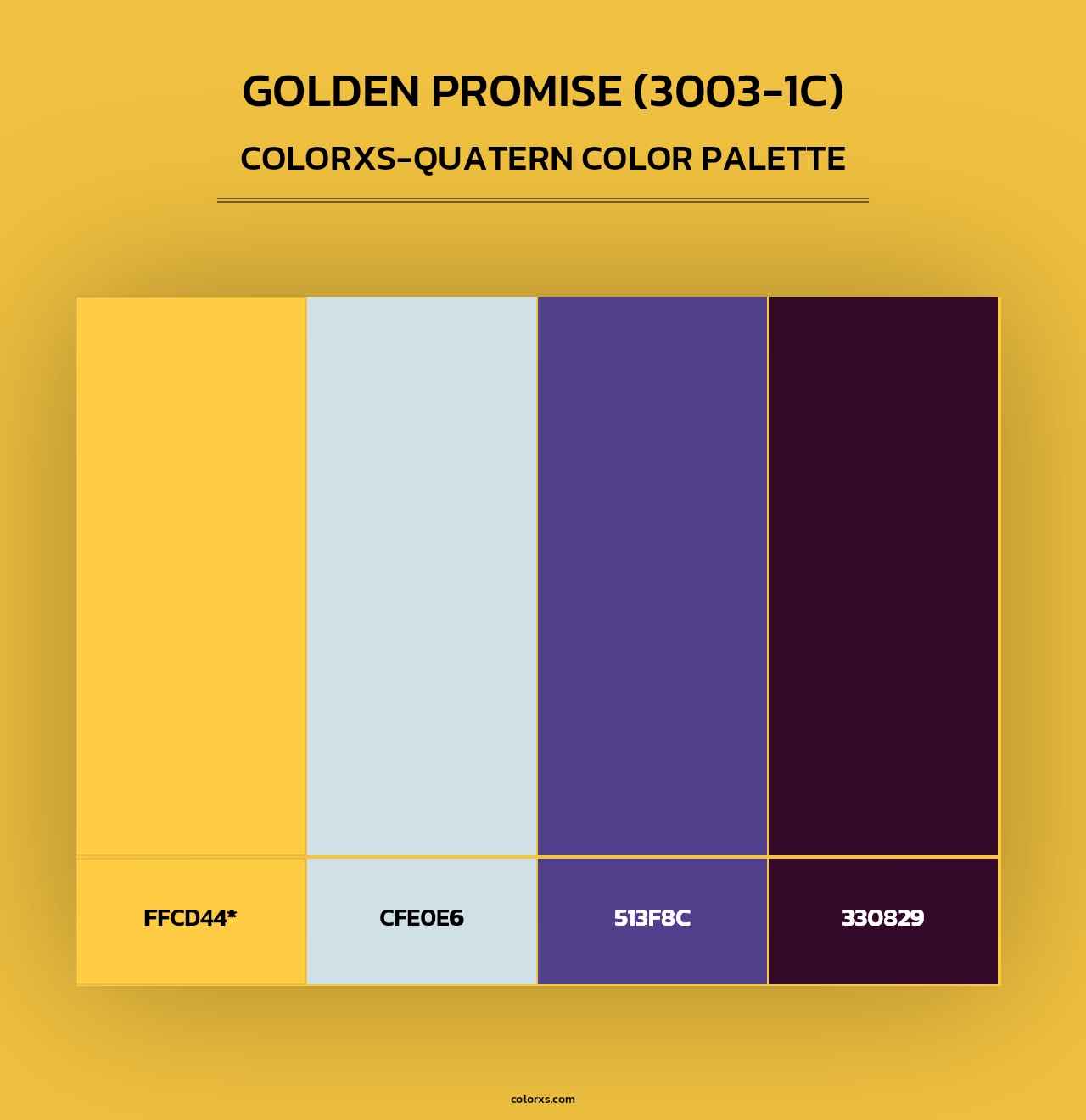 Golden Promise (3003-1C) - Colorxs Quad Palette