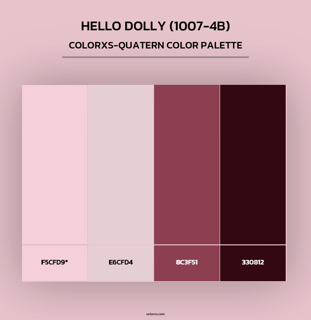 Hello Dolly (1007-4B) - Colorxs Quad Palette