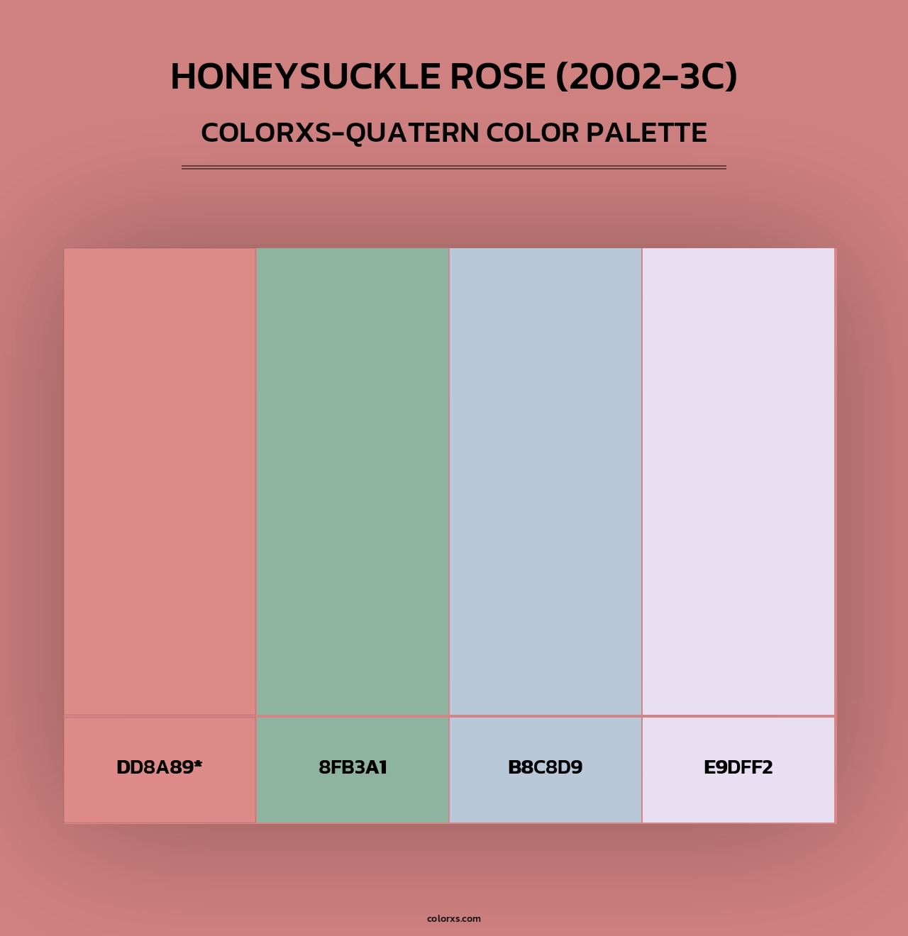 Honeysuckle Rose (2002-3C) - Colorxs Quad Palette
